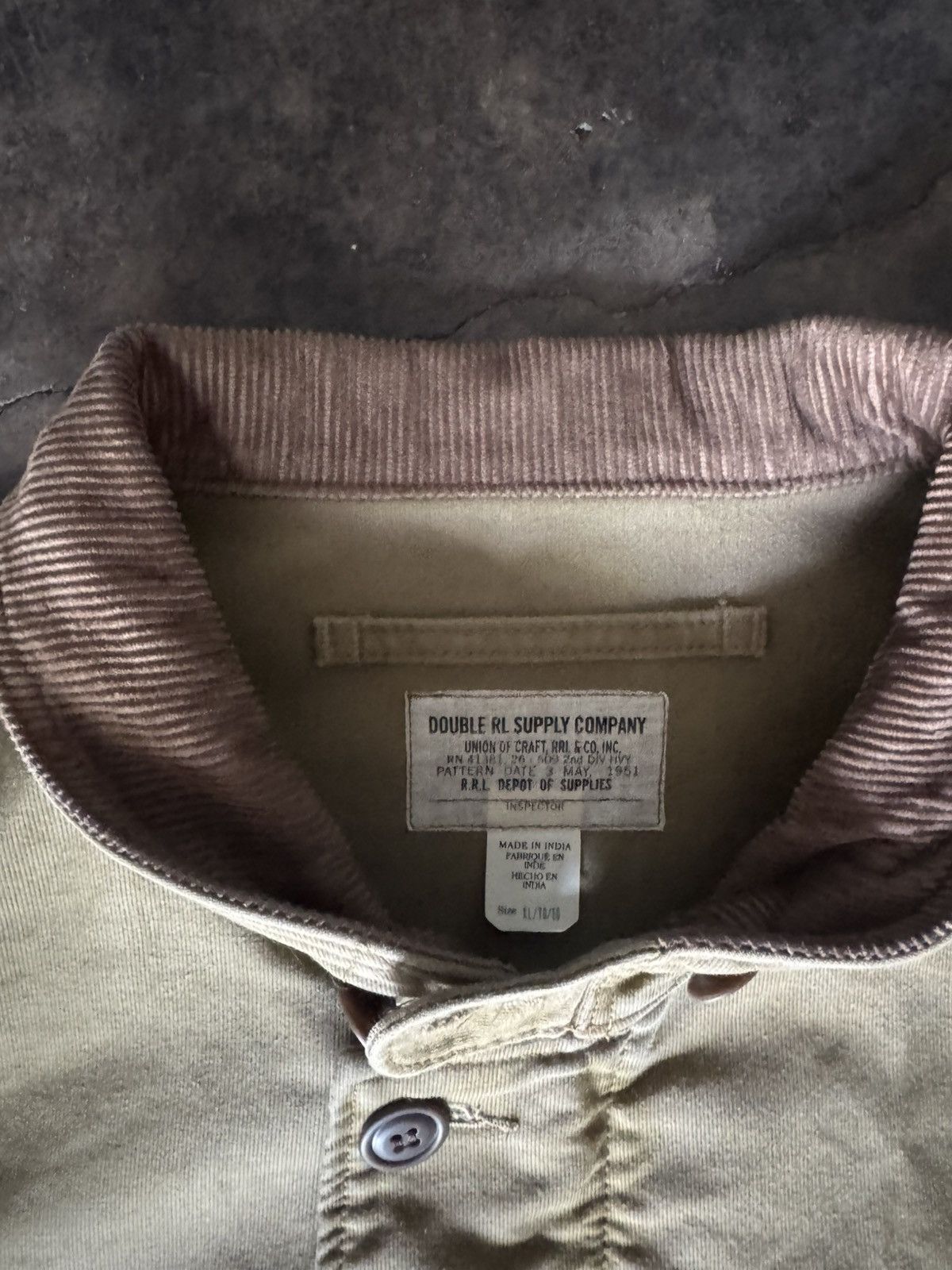 RRL Ralph Lauren RRL Ralph Lauren Deck Jacket - Khaki Size US XL / EU 56 / 4 - 2 Thumbnail
