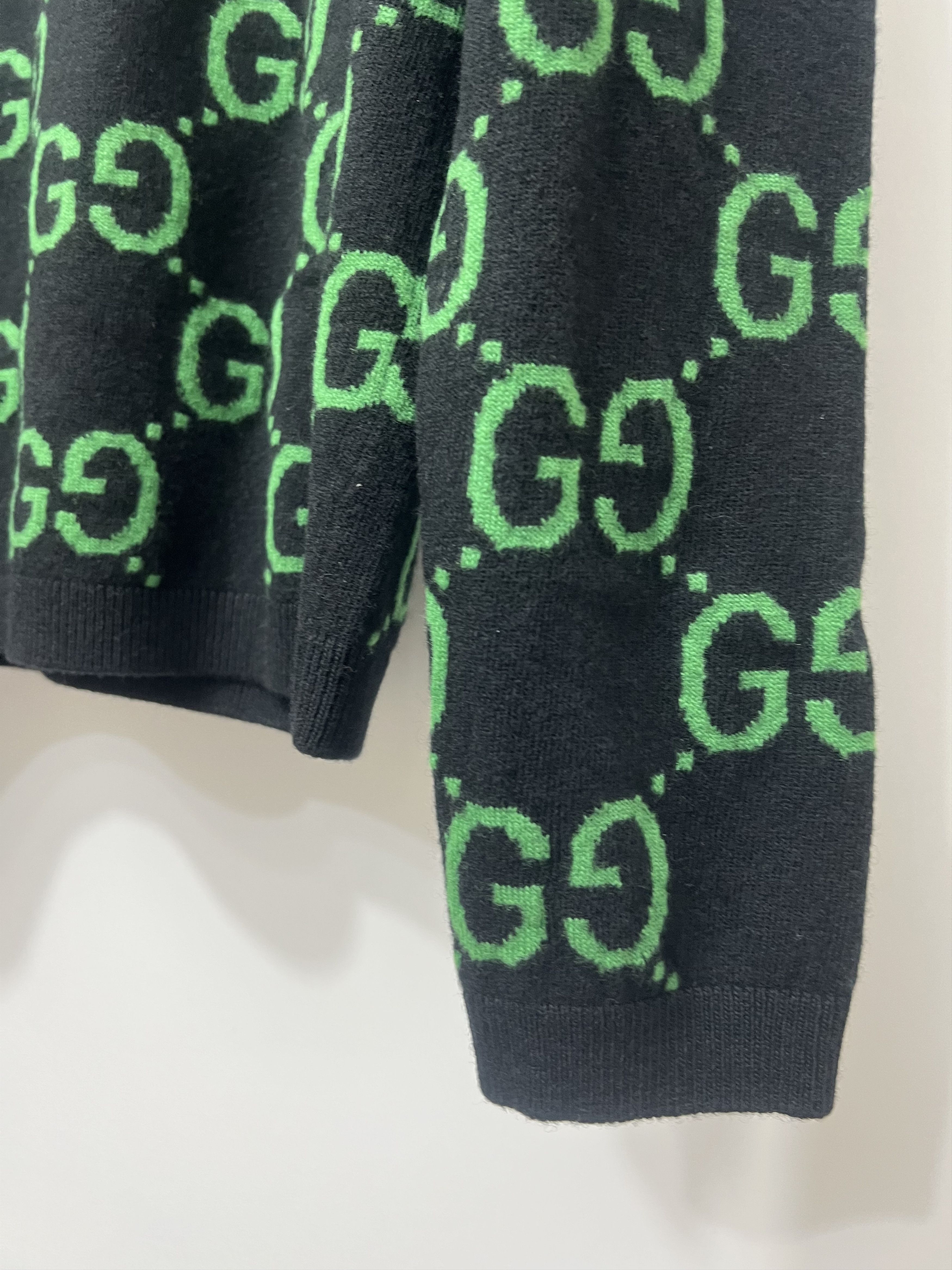 Gucci Gucci - Maglione In Lana Con Monogramma GG Taglia M Size US M / EU 48-50 / 2 - 6 Thumbnail
