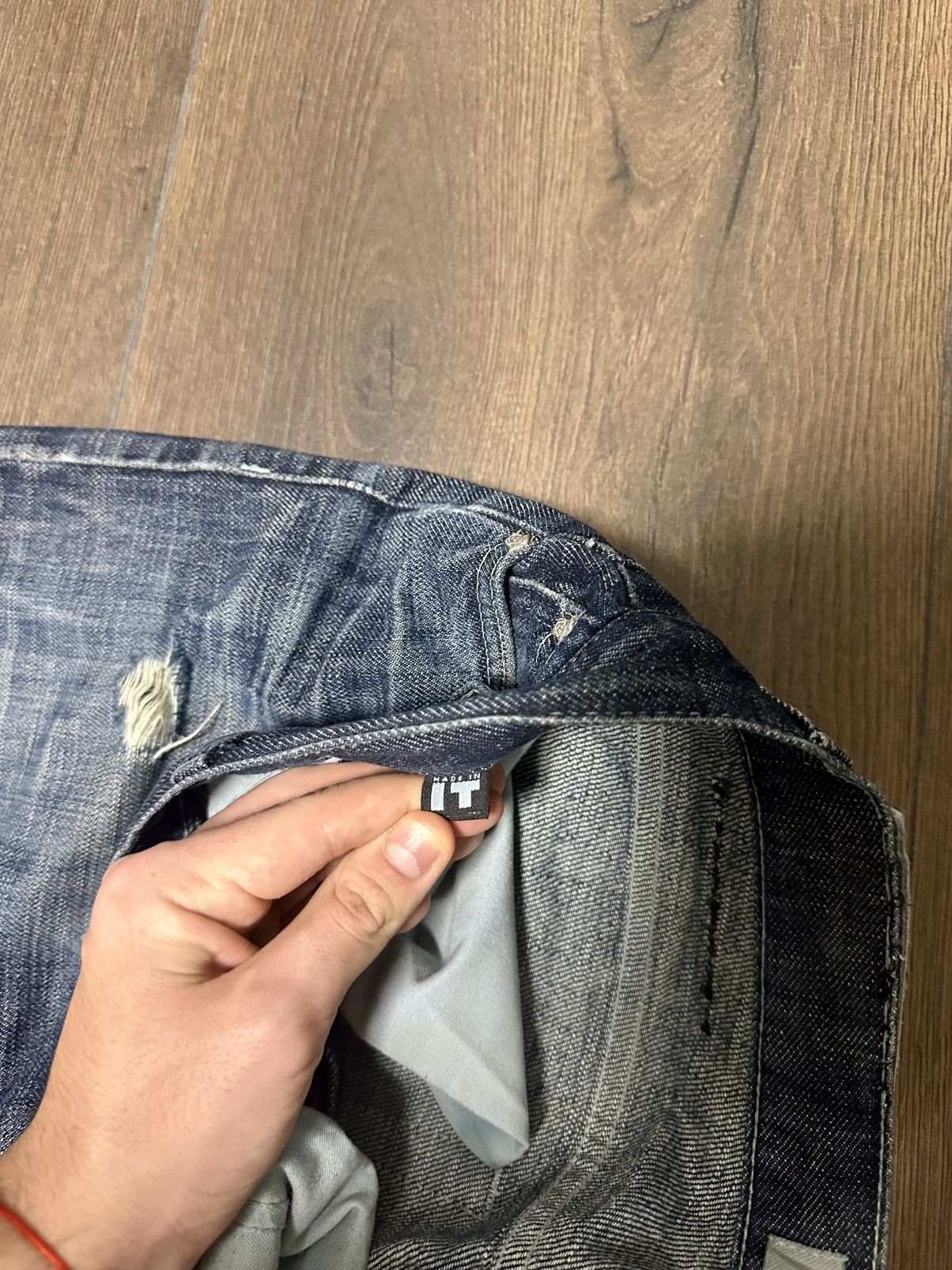 Versace × Vintage Vintage Versace Oversize Y2K Fit Jeans Size US 36 / EU 52 - 15 Thumbnail