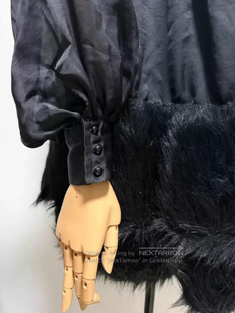Japanese Brand Japanese Brand alice auaa Furry lace dress, Strapless dres Size L / US 10 / IT 46 - 6 Thumbnail