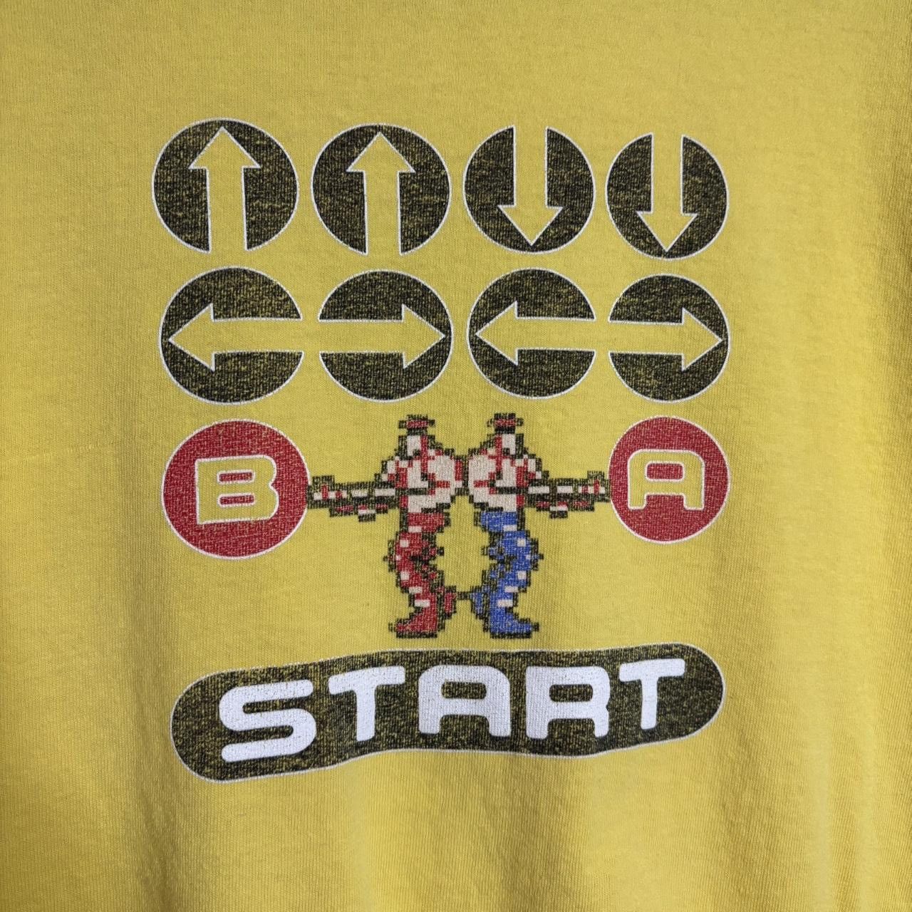 Gildan Vintage Contra Konami Code Yellow Graphic Tee - S Size US S / EU 44-46 / 1 - 2 Thumbnail