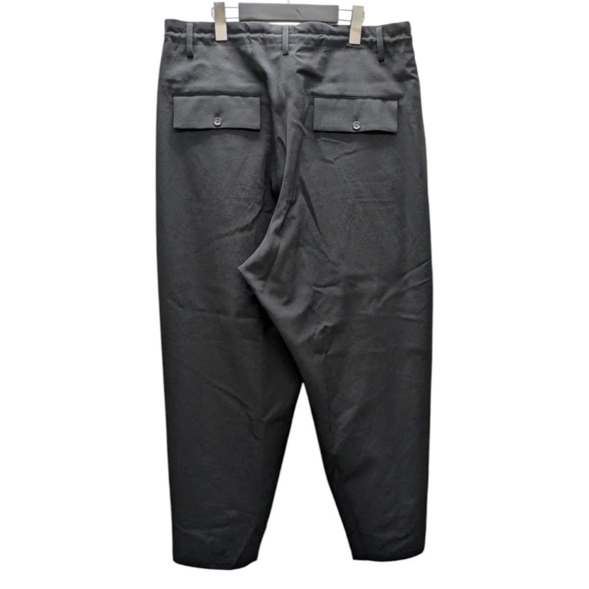 Yohji Yamamoto Yohji Yamamoto pour homme 24AW Wool/8 strands/Tuck pants Size US 36 / EU 52 - 3 Thumbnail