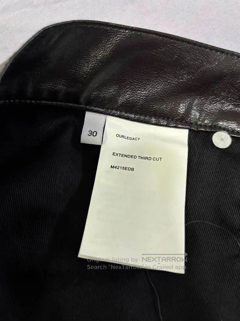 Our Legacy Our Legacy Leather Pants - Brown Red Size US 30 / EU 46 - 4 Thumbnail