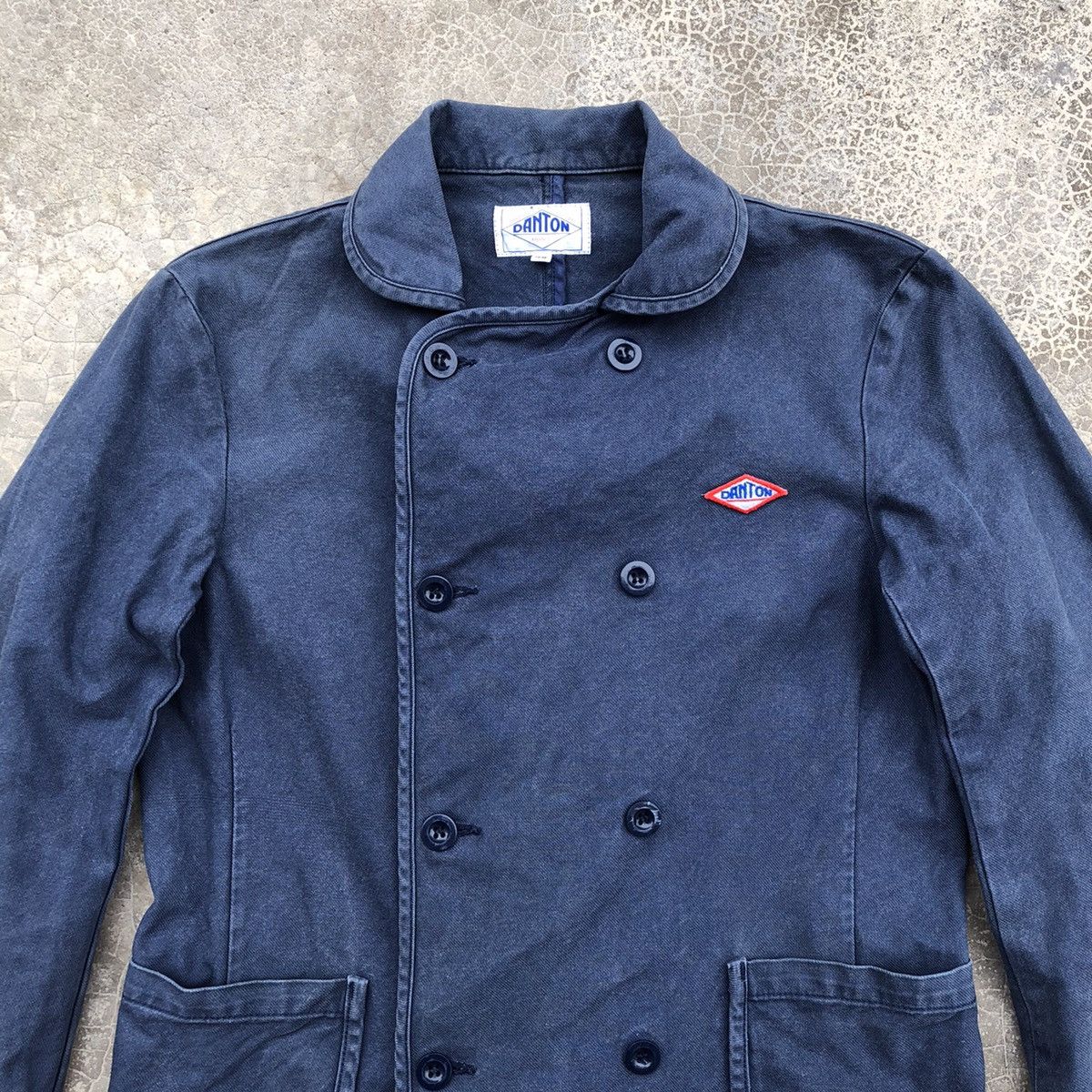 Danton × Japanese Brand DANTON Cotton Penny Collar Pea Coat Size S / US 4 / IT 40 - 5 Thumbnail