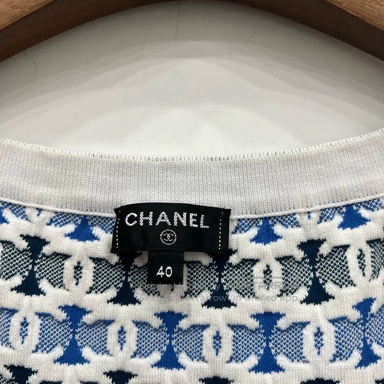Chanel Chanel Double C Full Logo Knitted Vest Size S / US 4 / IT 40 - 4 Thumbnail