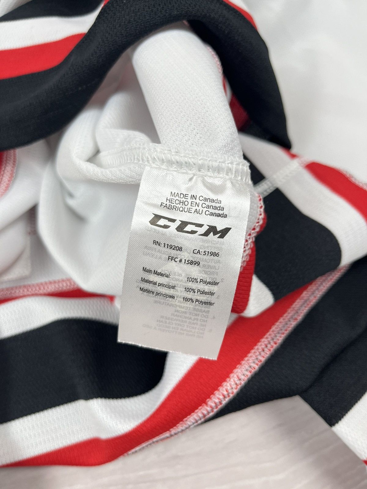 Ccm Owen Sound CCM OHL Attack Player Issue Hockey Jersey Size US XL / EU 56 / 4 - 18 Thumbnail