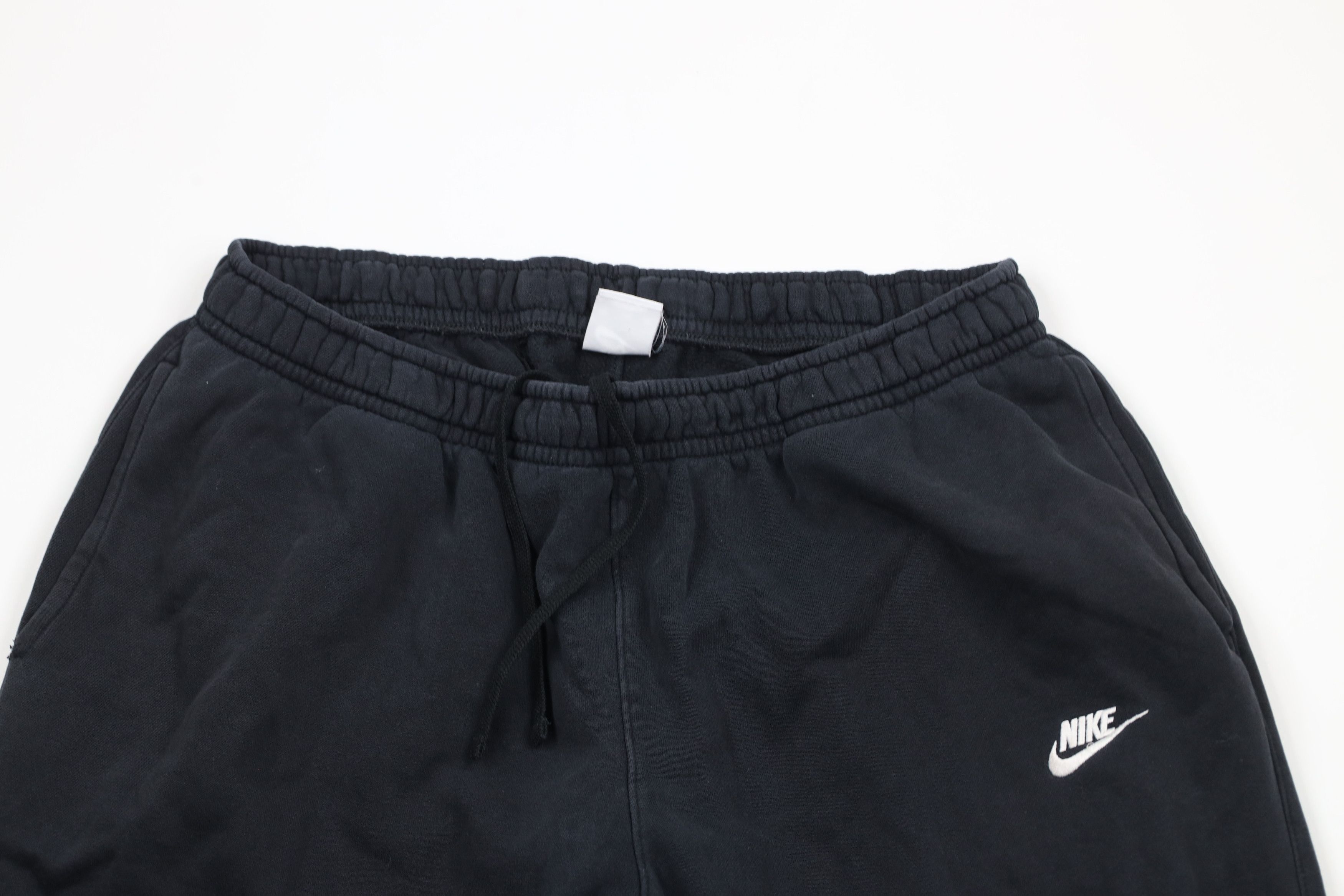 Nike Vintage Nike Spell Out Cuffed Sweatpants Joggers Black Size US 40 / EU 56 - 2 Thumbnail