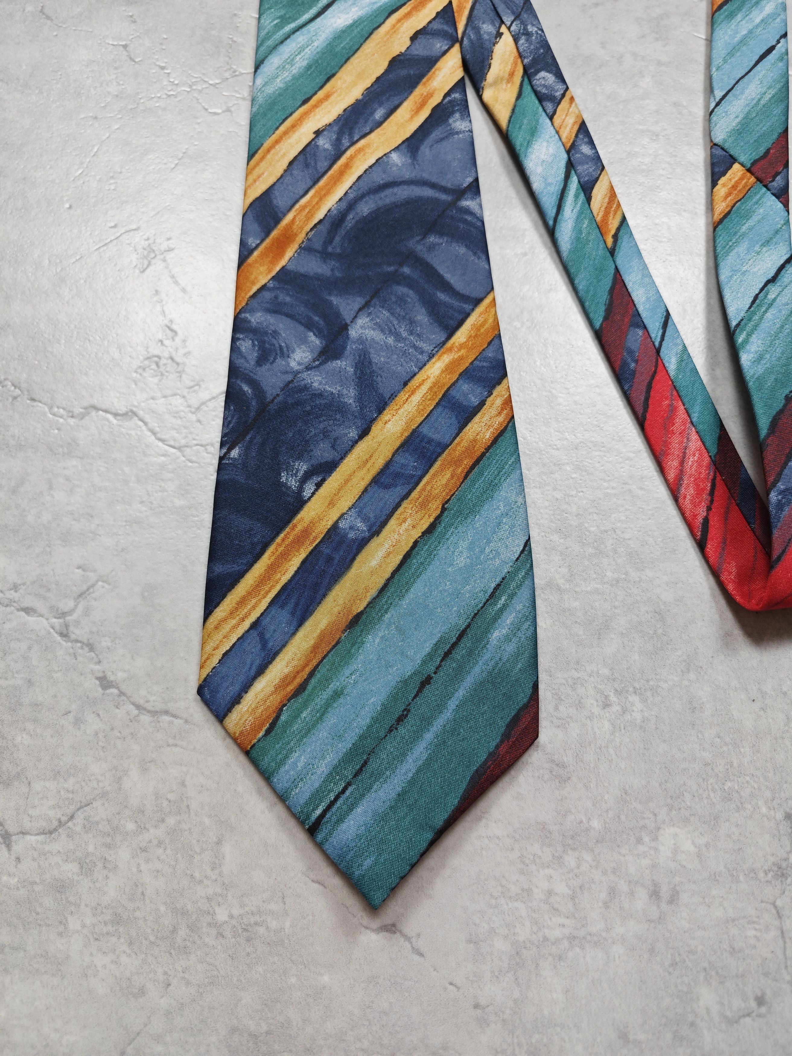 Versace Versace Vintage Silk Tie Size ONE SIZE - 2 Thumbnail