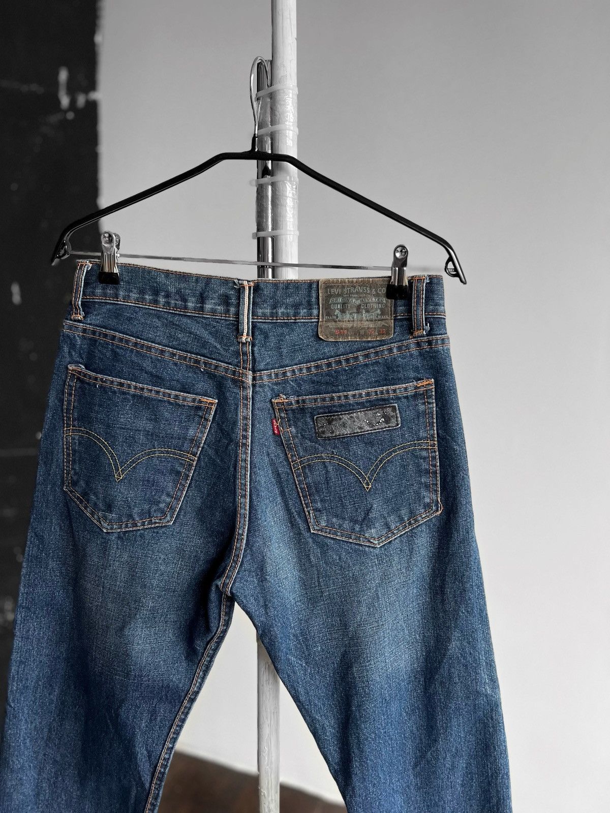 Levi's × Levi's Vintage Clothing × Vintage Levis 511 Vintage 80s 90s Blue Denim Straight Jeans Y2K USA Size US 30 / EU 46 - 4 Thumbnail