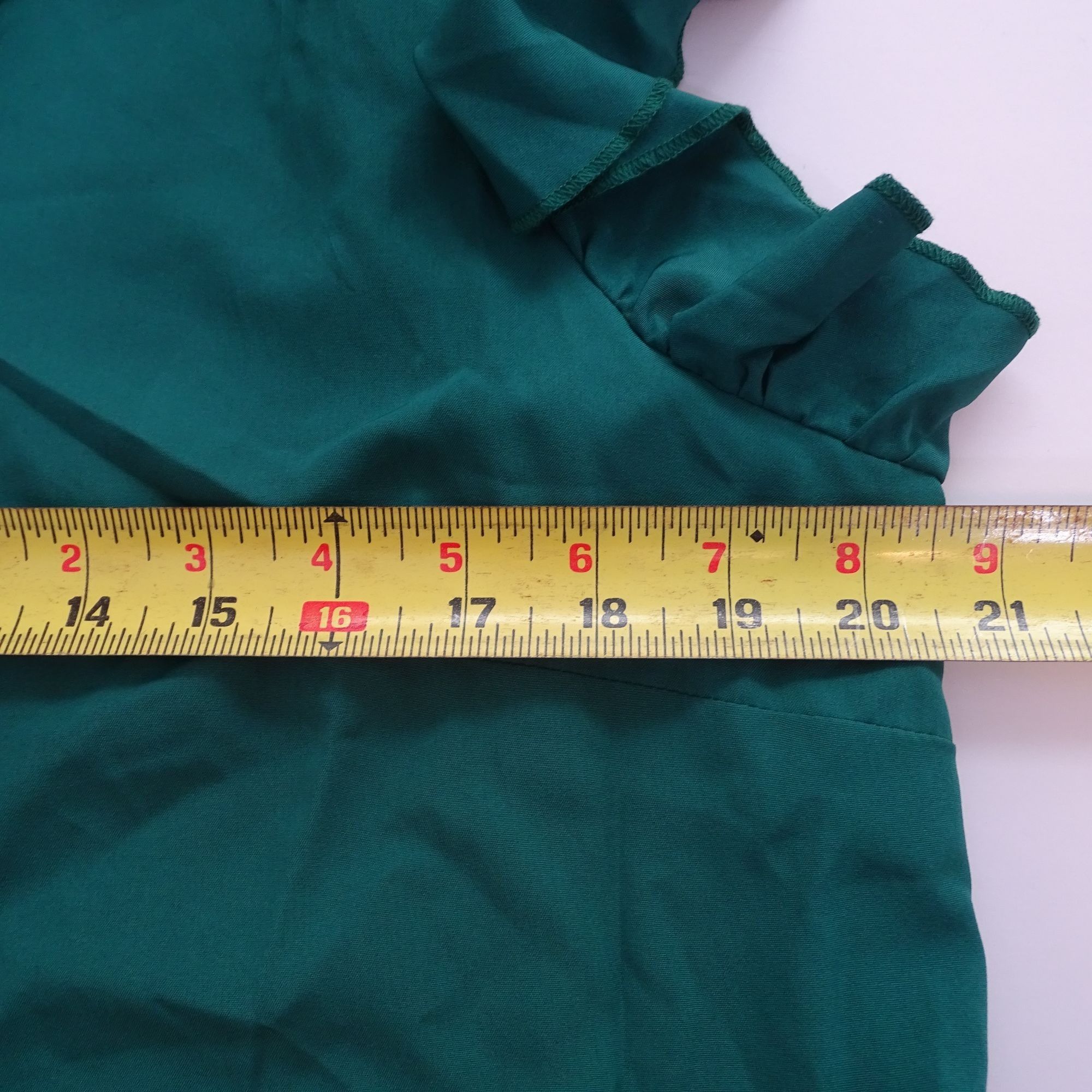 Shein Shein Green Ruffle Tiered Midi Maxi Dress Size L 8 10 Size L / US 10 / IT 46 - 8 Thumbnail