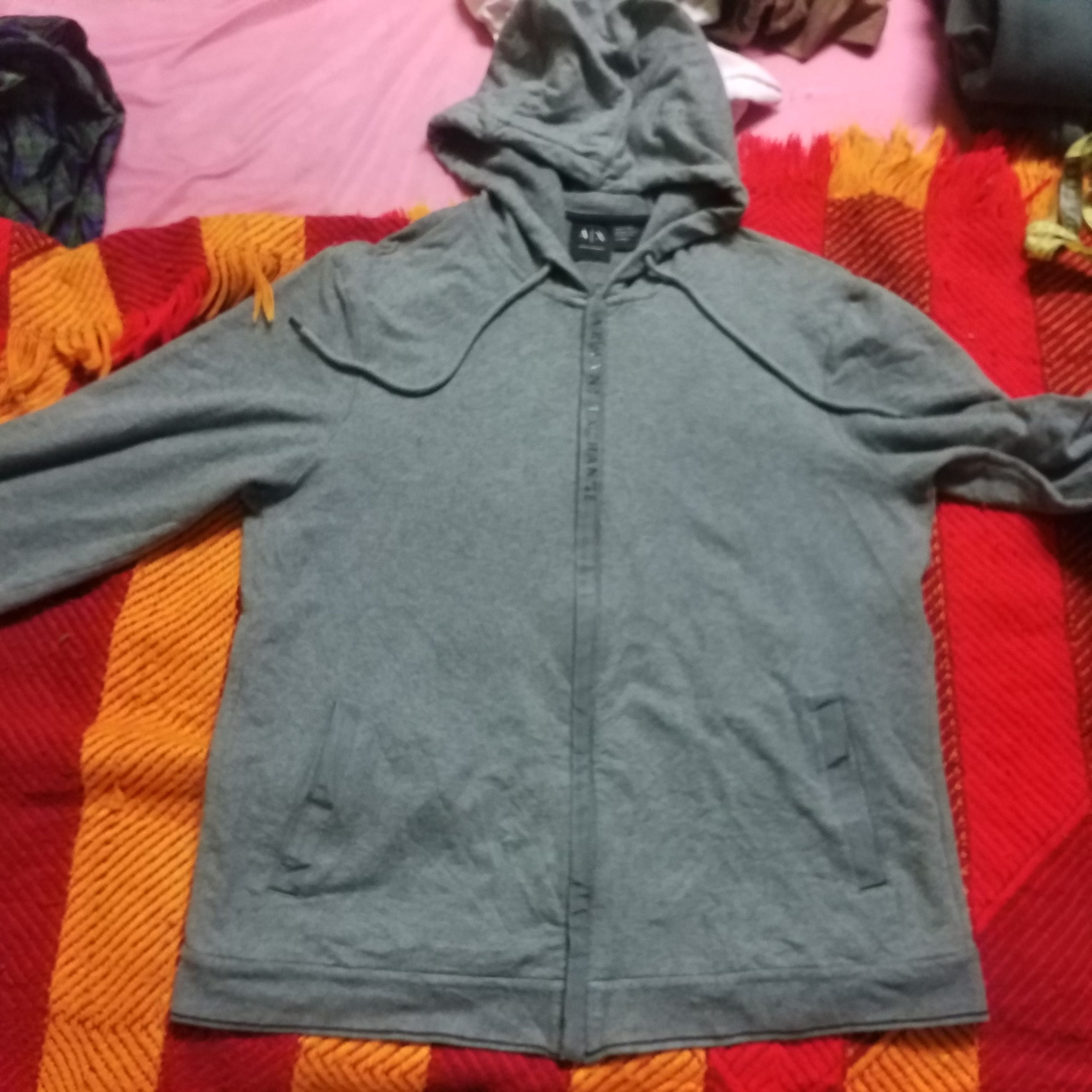 Armani Exchange ARMANI EXCHANGE FULL ZIPPER HOODIE Size US XL / EU 56 / 4 - 2 Thumbnail