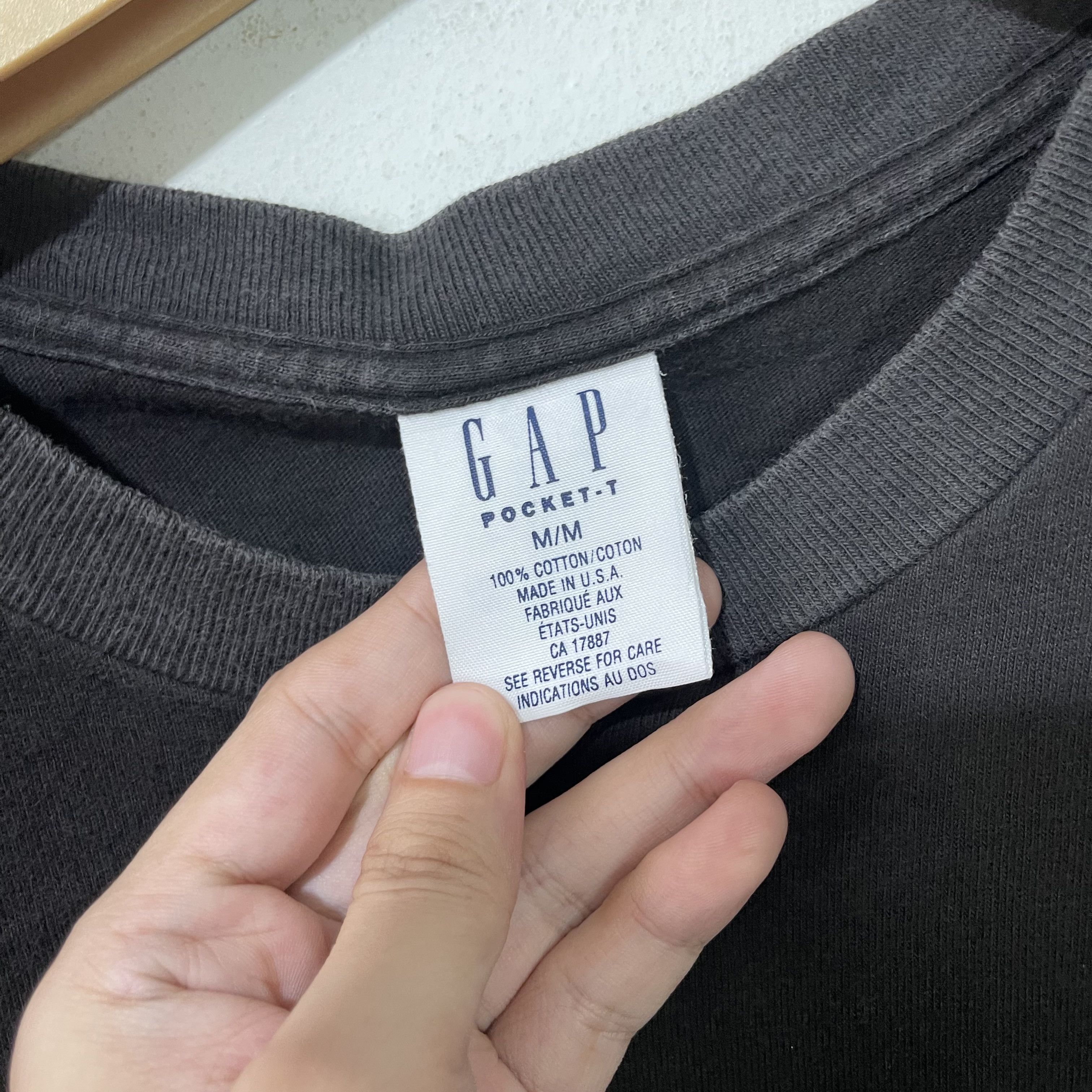 Gap Vintage 90s Gap Pocket Tee Size US M / EU 48-50 / 2 - 5 Thumbnail