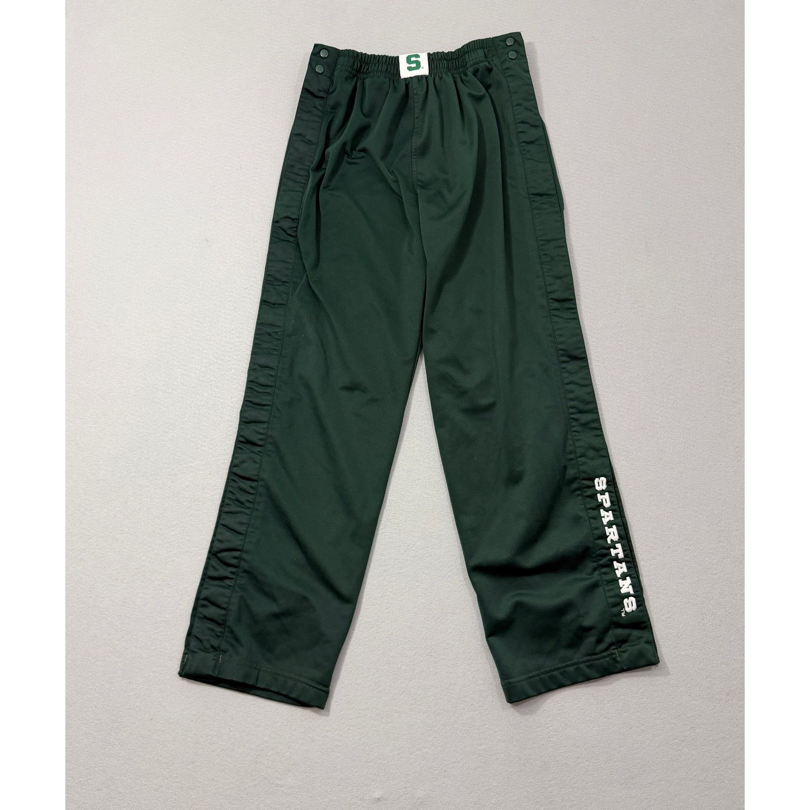 Vintage Vintage Michigan State Spartans Tear Away Warm Up Pants Size US 30 / EU 46 - 1 Thumbnail