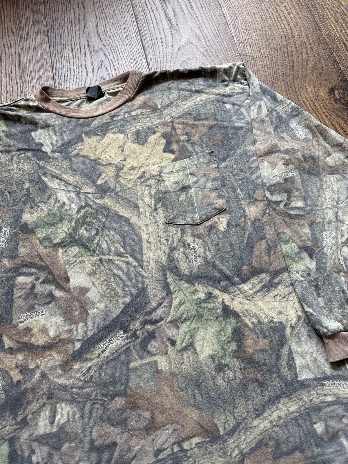 Vintage Vintage 80s Camouflage Long Sleeve Graphic Tee Size US XXL / EU 58 / 5 - 2 Thumbnail