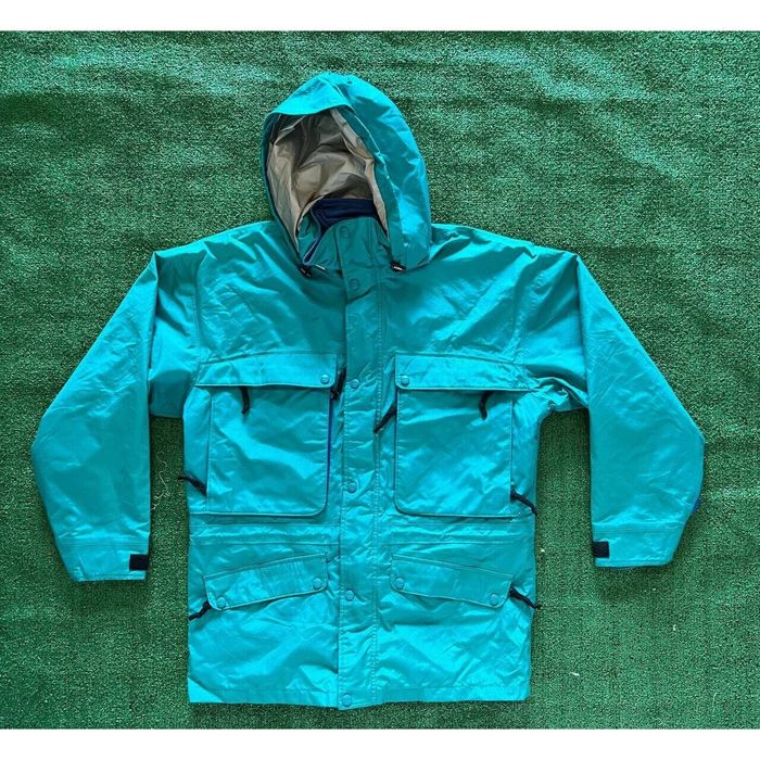 L.L. Bean Vintage LL Bean Mens Snow Ski Jacket Large Blue Parka Hood Grailed