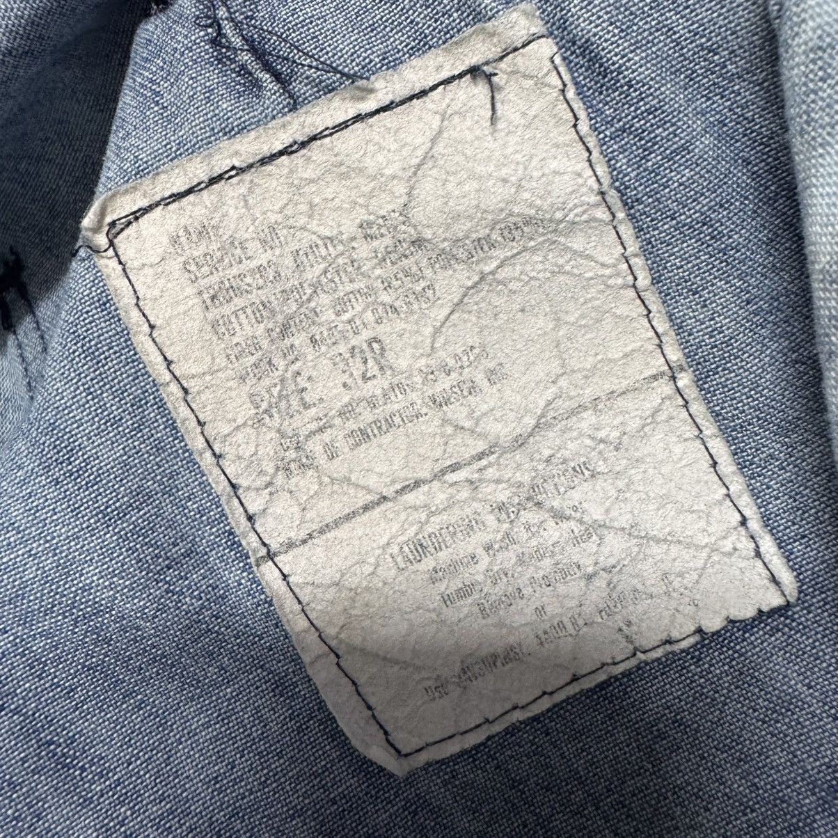Vintage Vintage 80s US Navy Seafarer Denim Flare Pant Distressed Size US 32 / EU 48 - 16 Thumbnail