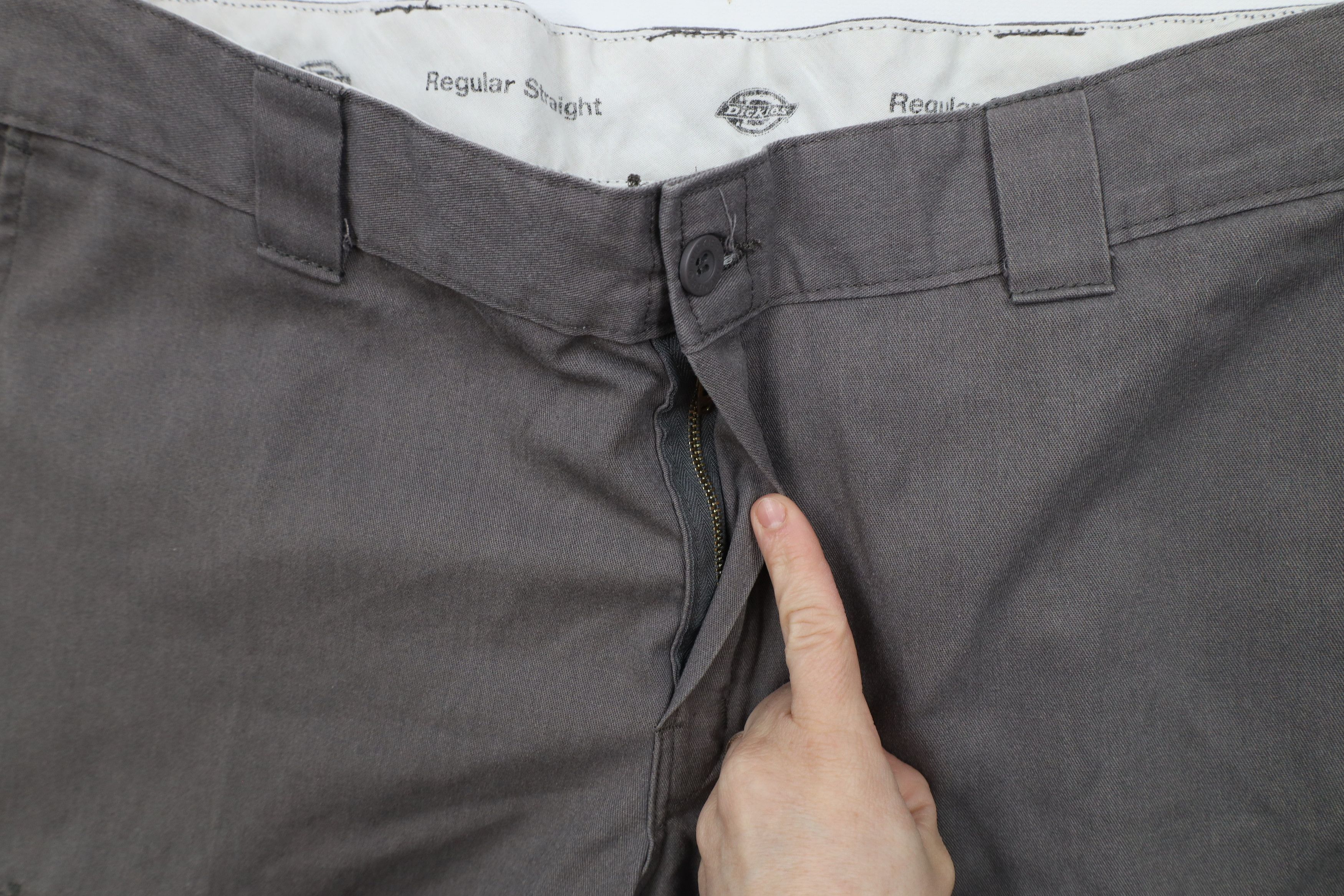 Dickies × Vintage Vintage Y2K Dickies Straight Wide Leg Cargo Pants Gray Size US 38 / EU 54 - 5 Thumbnail