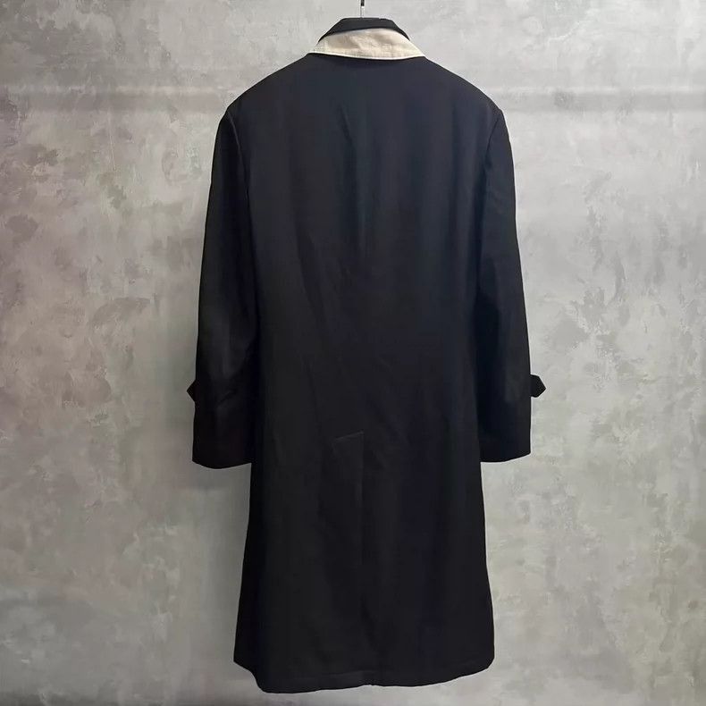 Yohji Yamamoto Yohji Yamamoto Double Collar Black Coat-2506 Size US M / EU 48-50 / 2 - 2 Thumbnail