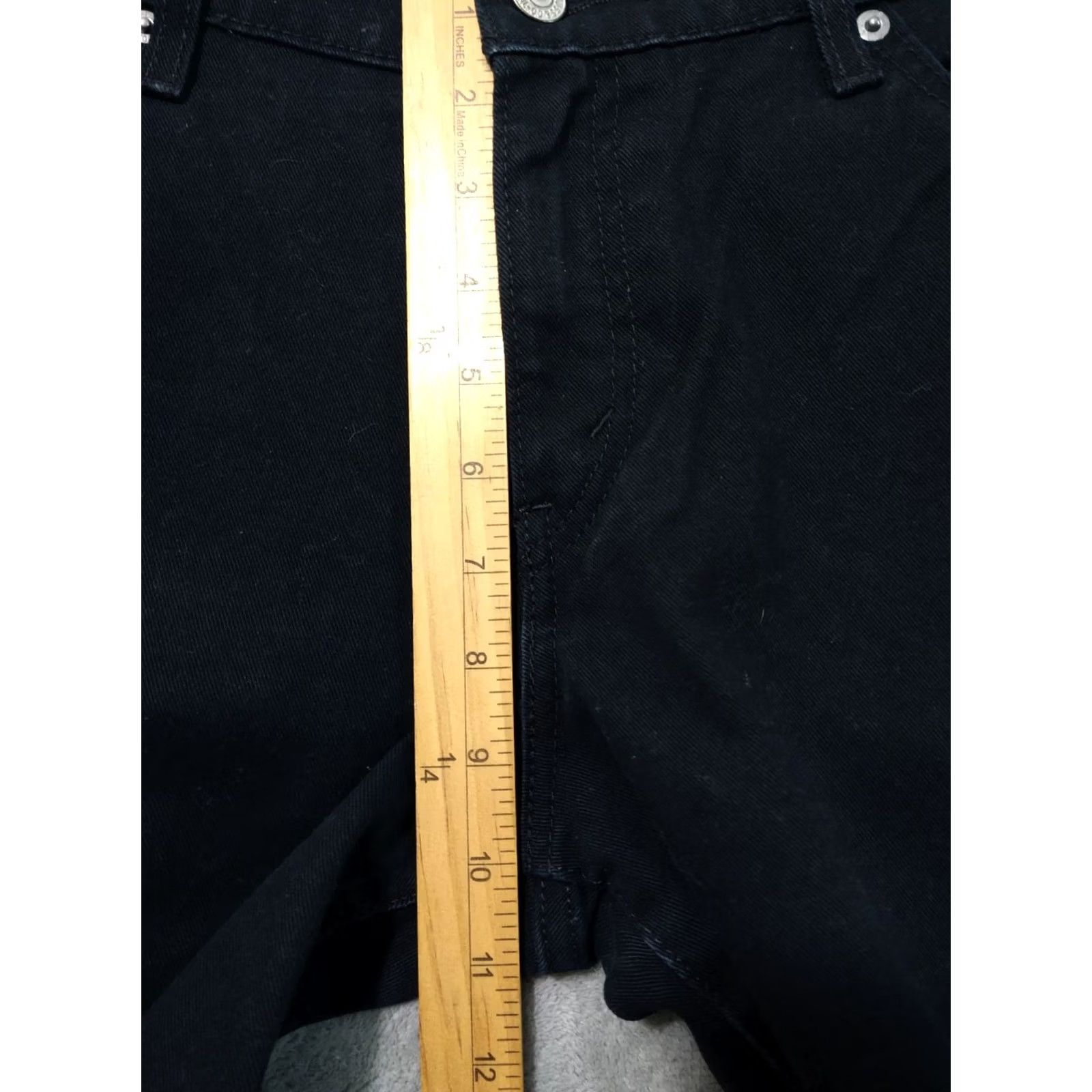 Levi's Levi's 550 Jeans Womens 10 Black Denim Relaxed Fit Bootcut Mid Rise Stretch Jeans Men? Size 32" / US 10 / IT 46 - 4 Thumbnail