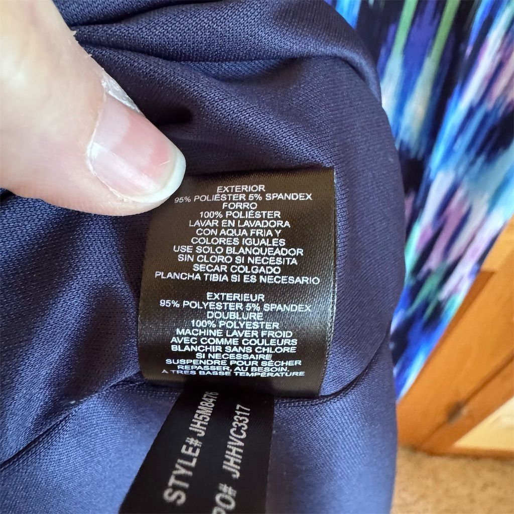 Other Jessica Howard Women's Plus Size 14 Multicolor Knee Length Size XL / US 12-14 / IT 48-50 - 7 Thumbnail