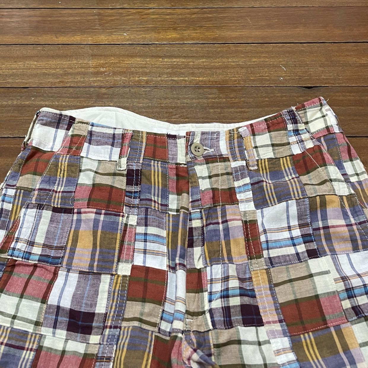 Japanese Brand × Vintage Very Rare Vintage Japanese Brand M.1.6 Patchwork Pants 1990s Size US 30 / EU 46 - 3 Thumbnail