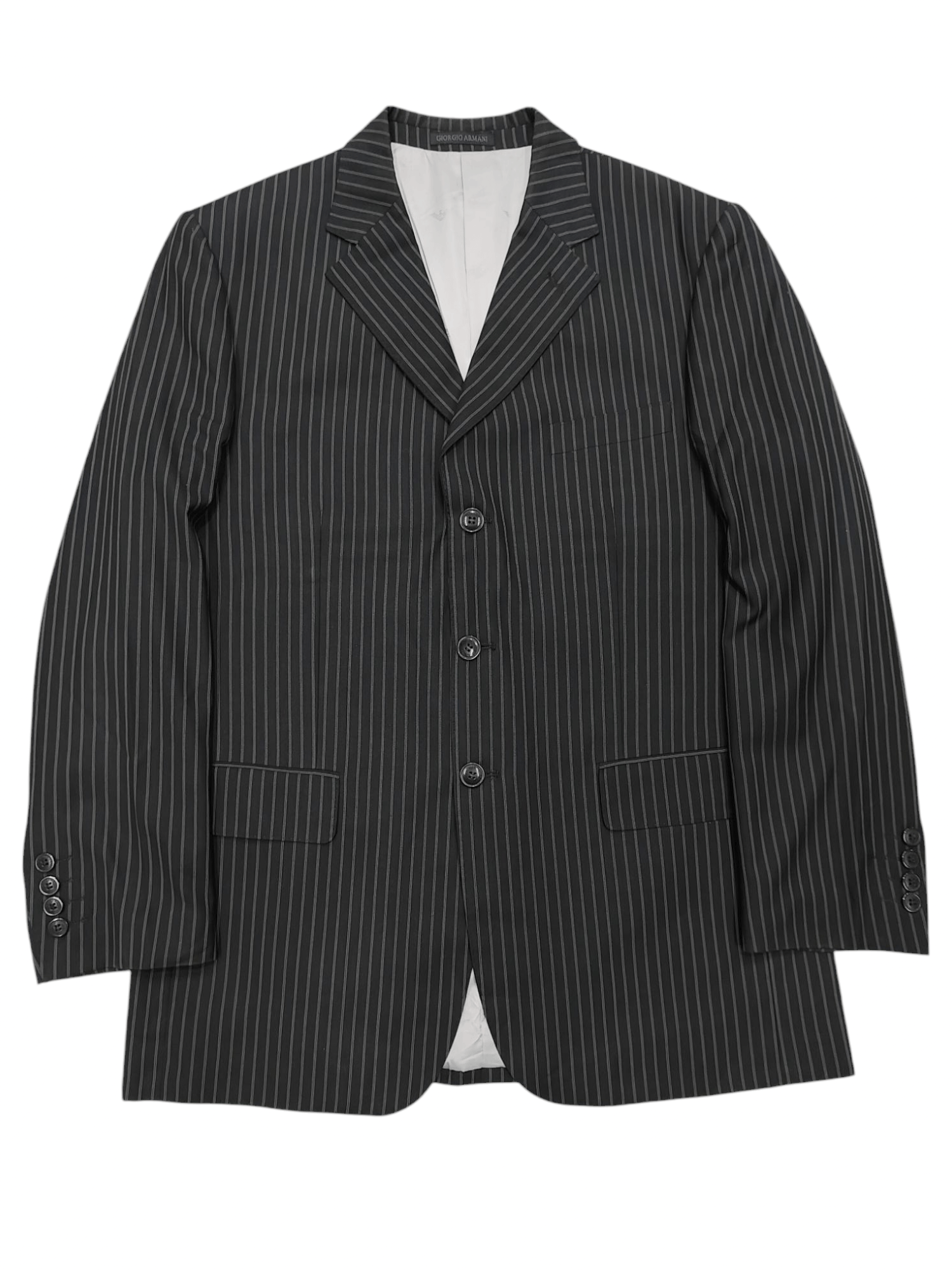 Giorgio Armani 90s Giorgio Armani Le Collezioni Pinstripe Archive Tailoring Size US M / EU 48-50 / 2 - 1 Thumbnail