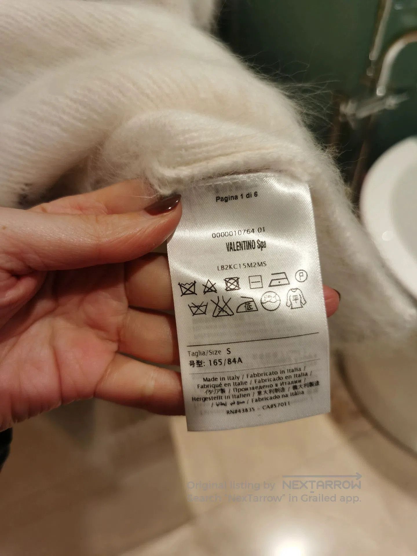 Valentino Valentino Rabbit Fur Star Knit Sweater. Size US S / EU 44-46 / 1 - 6 Thumbnail