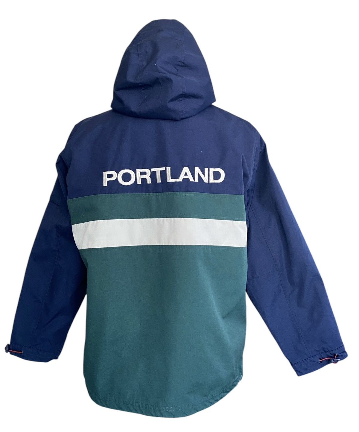Vintage Vintage PORTLAND Marine Dept Hoodie Zipper Jacket Size US M / EU 48-50 / 2 - 1 Thumbnail