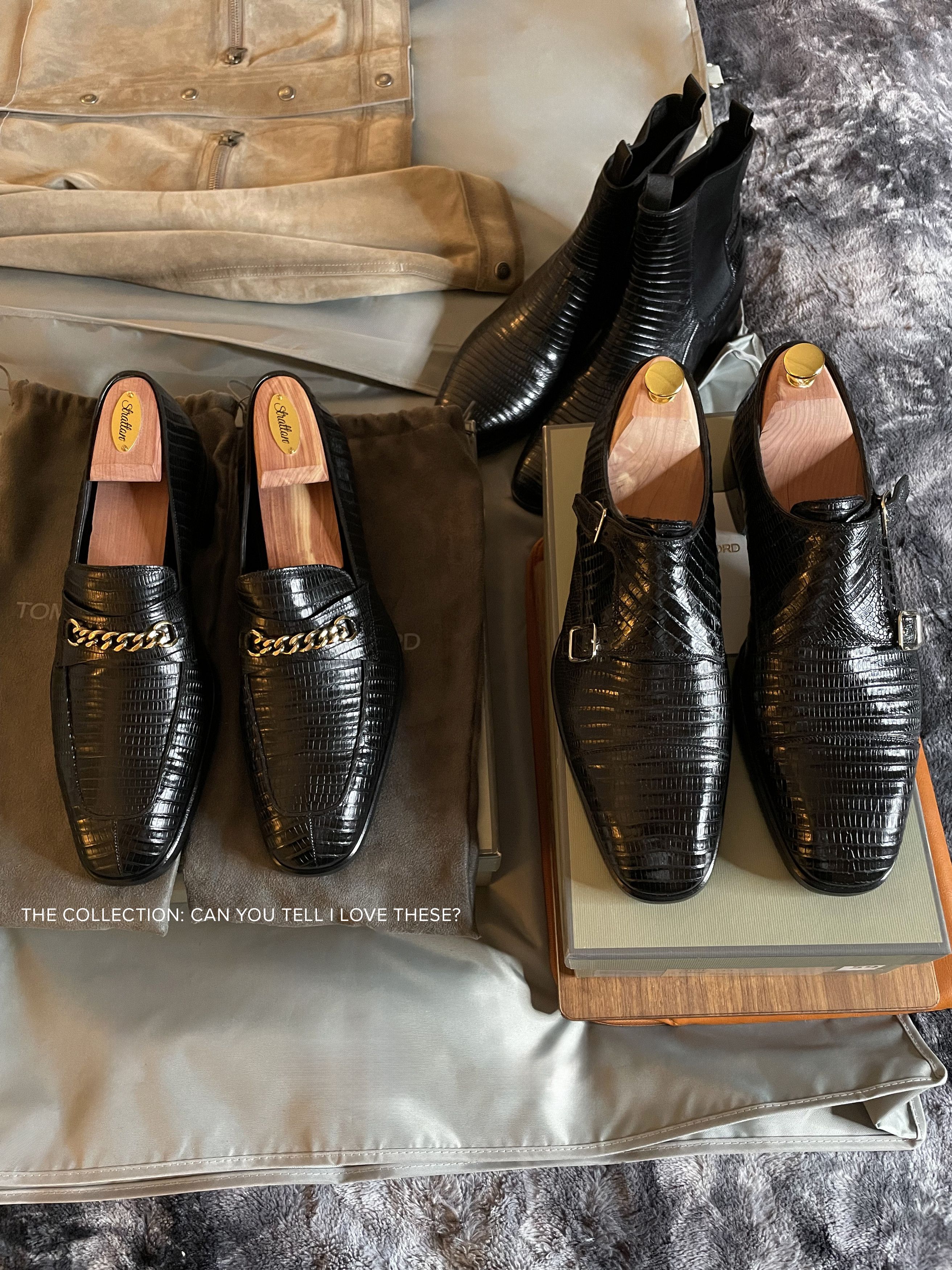 Tom Ford A-List Celeb RARE $5K TOM FORD Lizard Boots, Godly Details Size US 10.5 / EU 43-44 - 4 Thumbnail