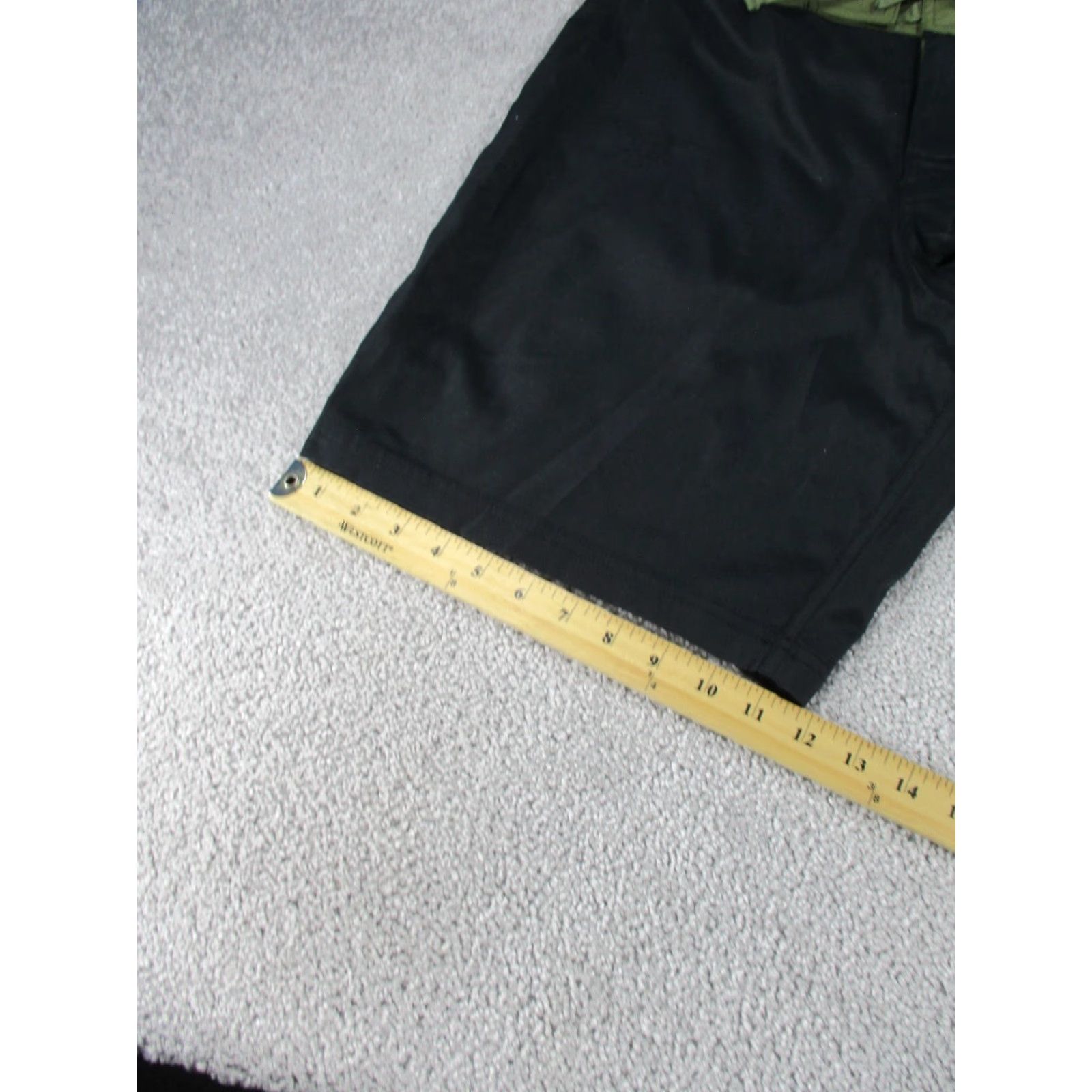 Vintage REI Bolongo Boardshorts Mens Large Black Linerless NEW - Men's Beach Swim Bottom Short with Polyester, Solid Pattern, Regular Size L Size US 33 - 4 Thumbnail