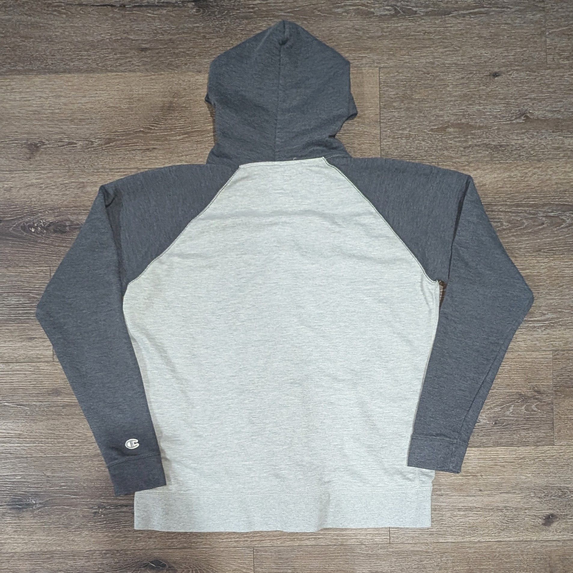Champion Champion grey zip up raglan hoodie - SIZE XL Size US XL / EU 56 / 4 - 3 Thumbnail