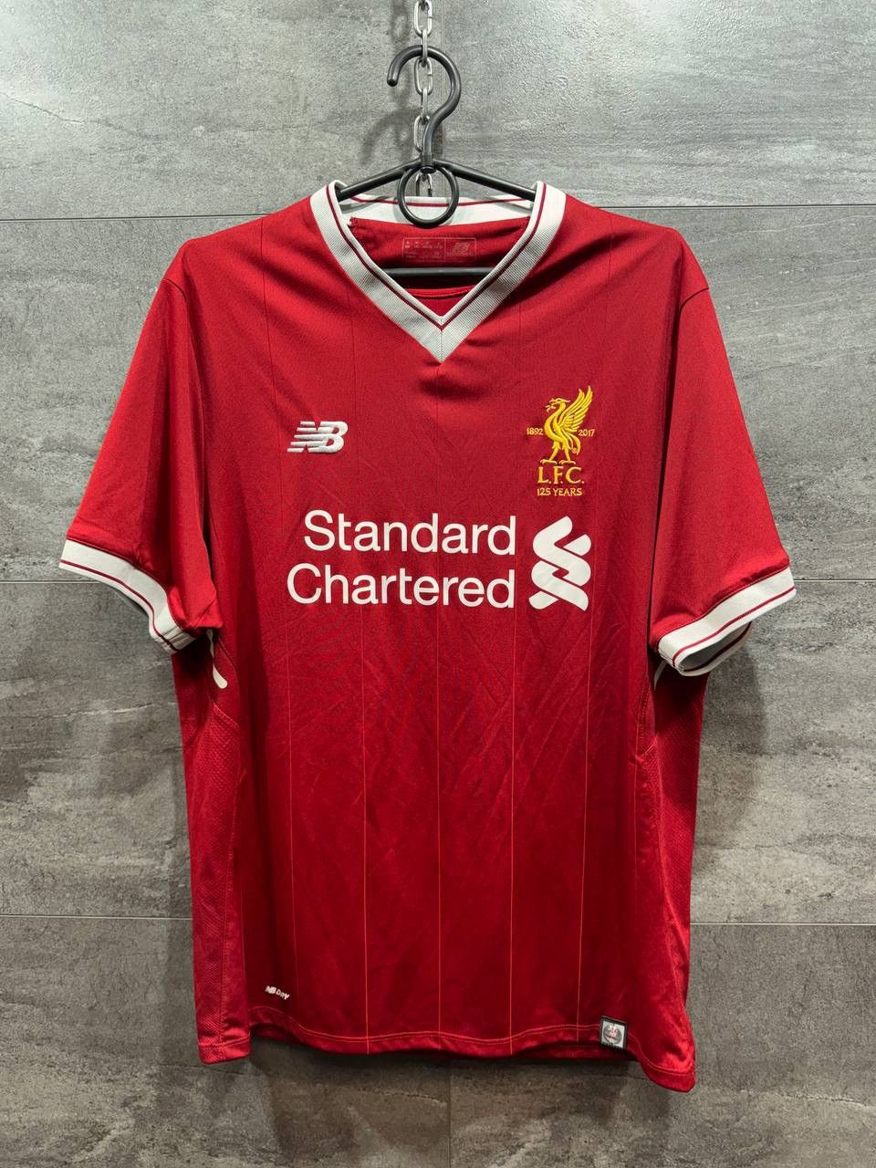 New Balance LIVERPOOL 2017/2018 HOME FOOTBALL SHIRT NEW BALANCE JERSEY Size US M / EU 48-50 / 2 - 1 Thumbnail