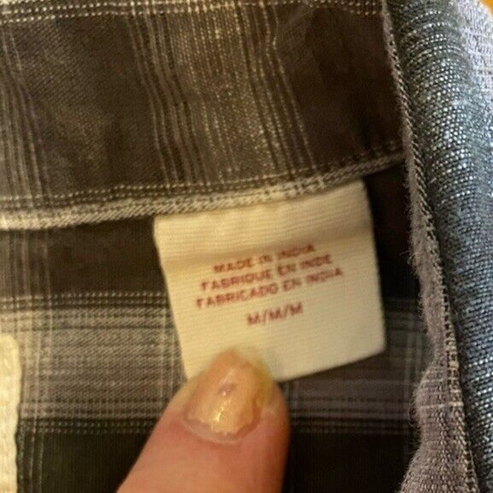 Levi's Levi's Flannel Cotton Button Up Shirt Mens M Standard Fit Size US M / EU 48-50 / 2 - 4 Thumbnail