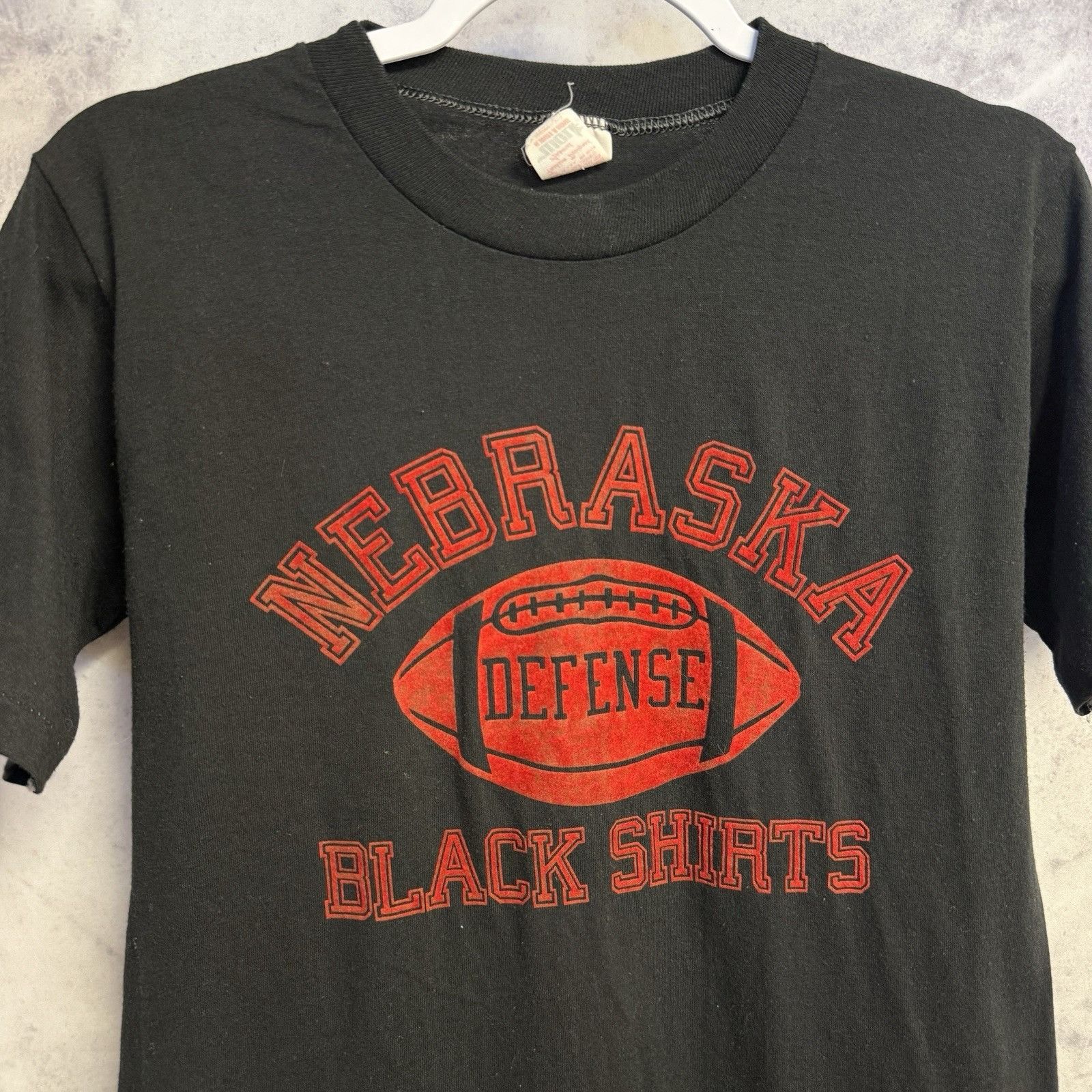 Vintage Vintage Nebraska Cornhuskers T Shirt Mens Medium 80s 70s Bla Size US M / EU 48-50 / 2 - 1 Thumbnail