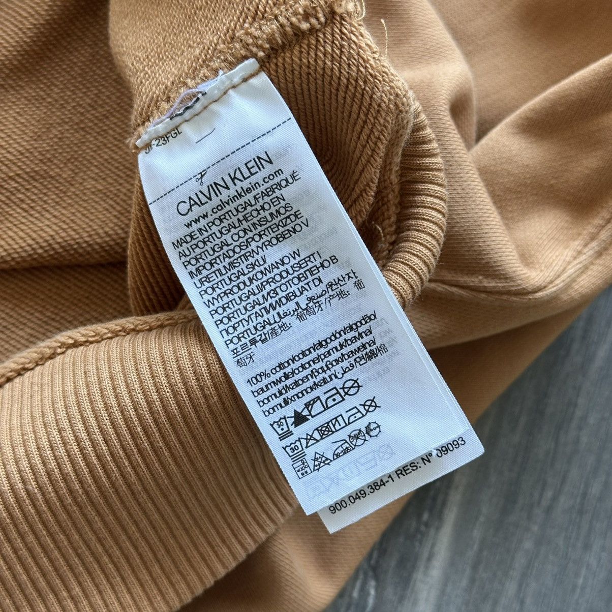 Heron Preston Heron Preston for Calvin Klein Inverted Light Brown Hoodie Size US L / EU 52-54 / 3 - 6 Thumbnail