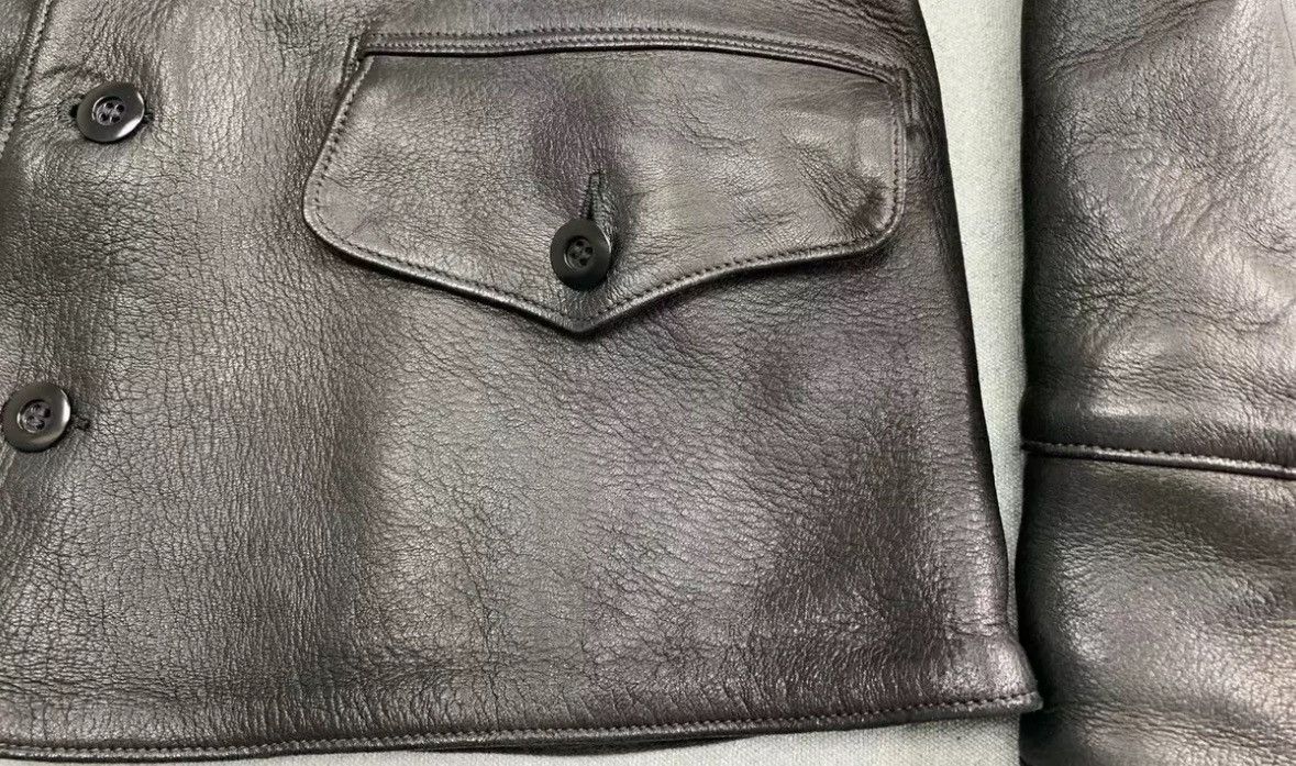 Freewheelers Black Deer Skin Slugger jacket