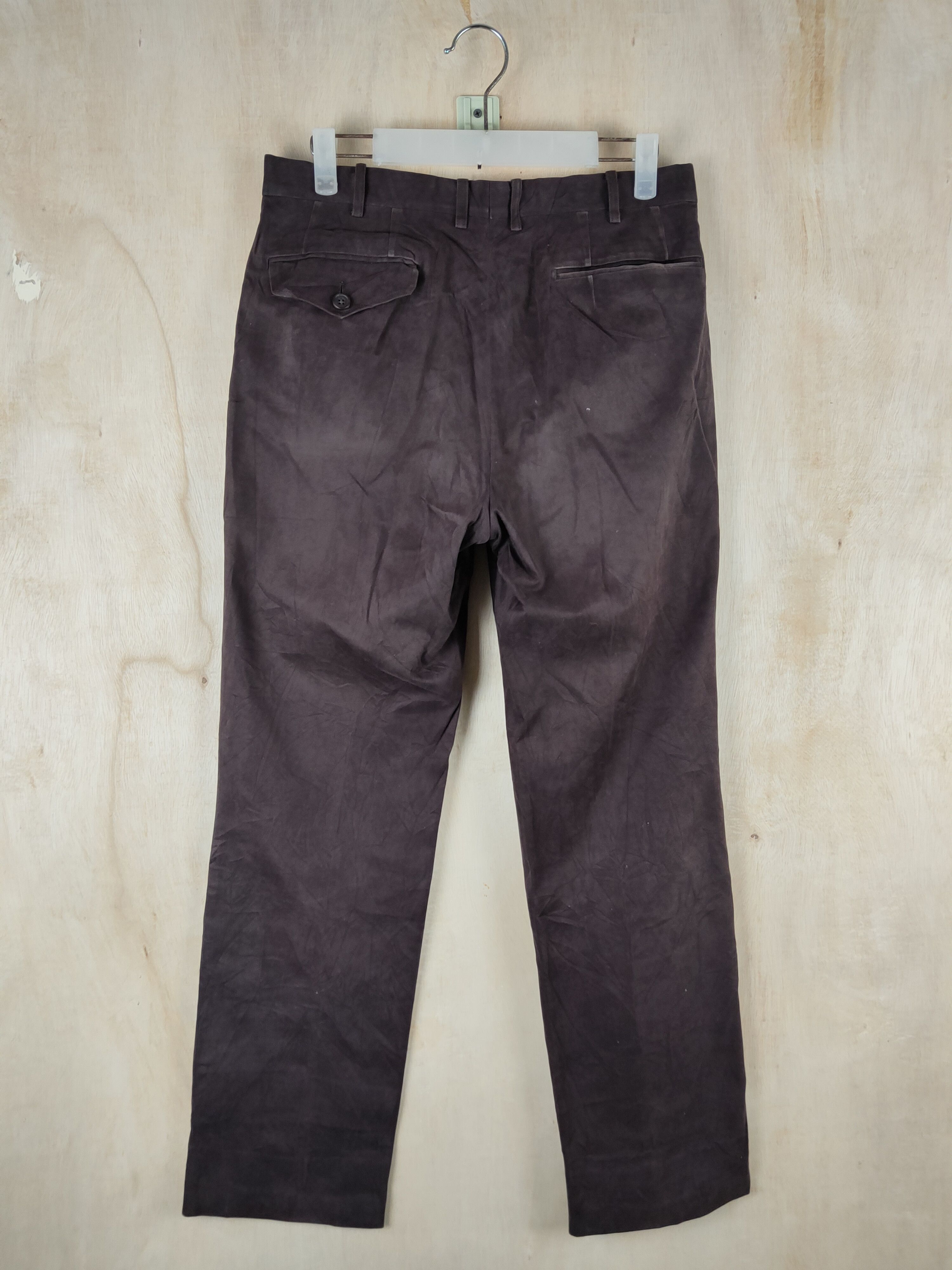 Japanese Brand Japanese Brand Dark Brown Casual Pants #S2505 Size 30" / US 8 / IT 44 - 7 Thumbnail