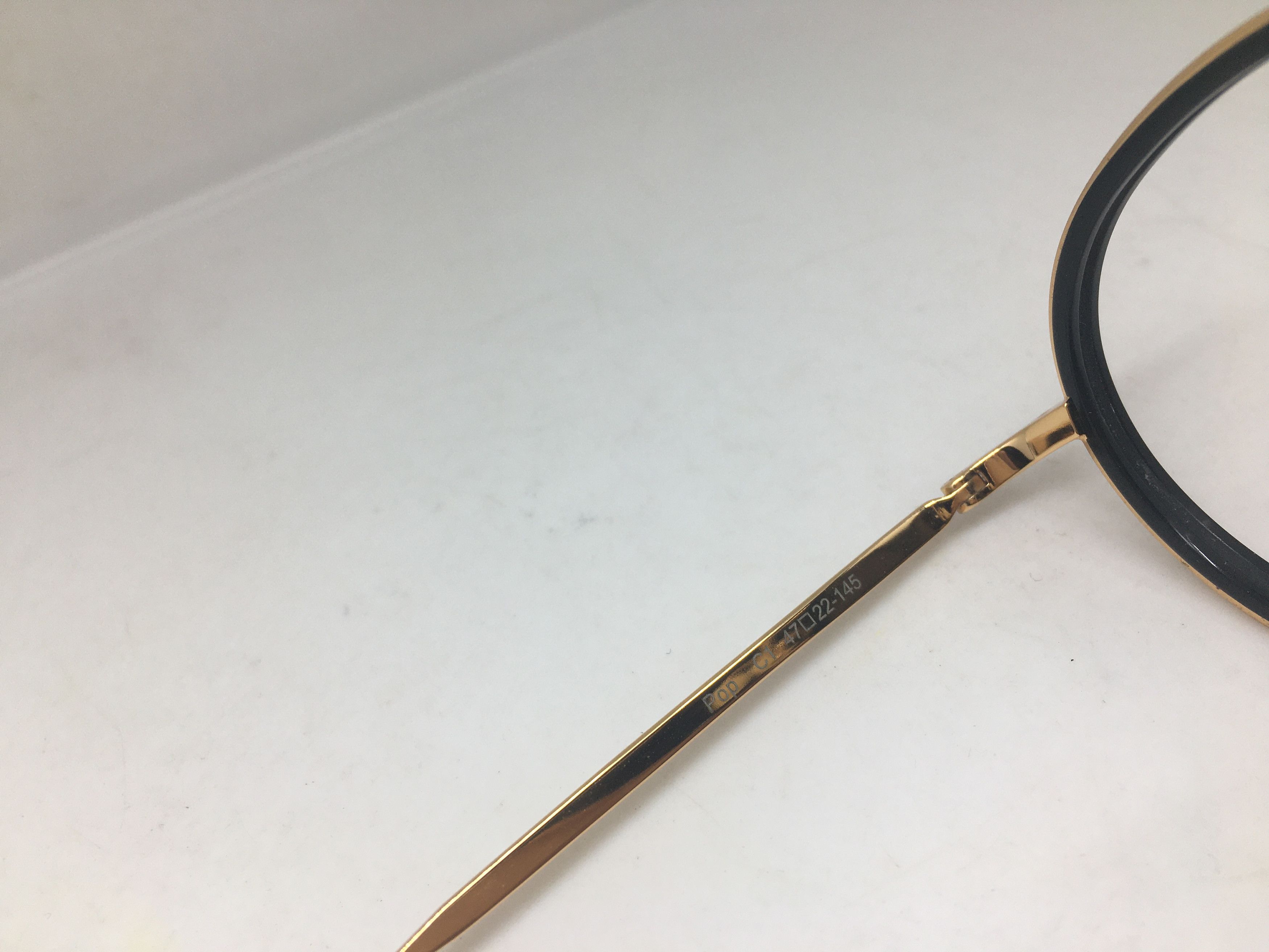Other Manomos Gold Round Eyeglasses Frame GREAT GATSBY Size ONE SIZE - 6 Thumbnail