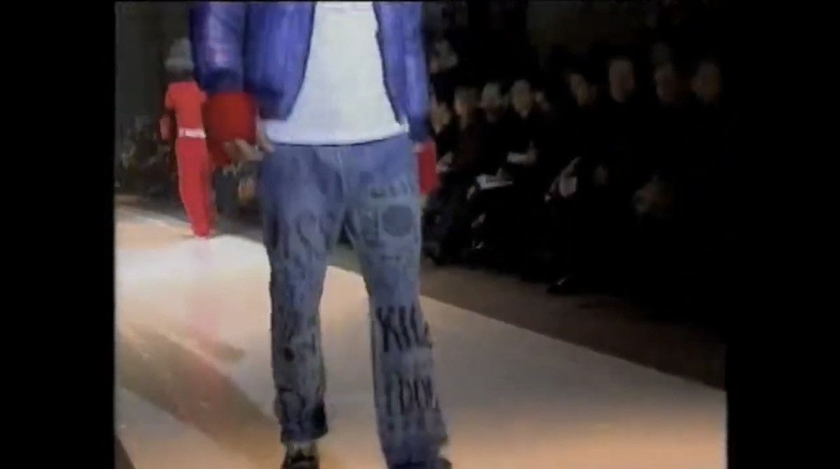 Walter Van Beirendonck W&LT A/W’97 Pen Denim Pants Size US 28 / EU 44 - 2 Thumbnail