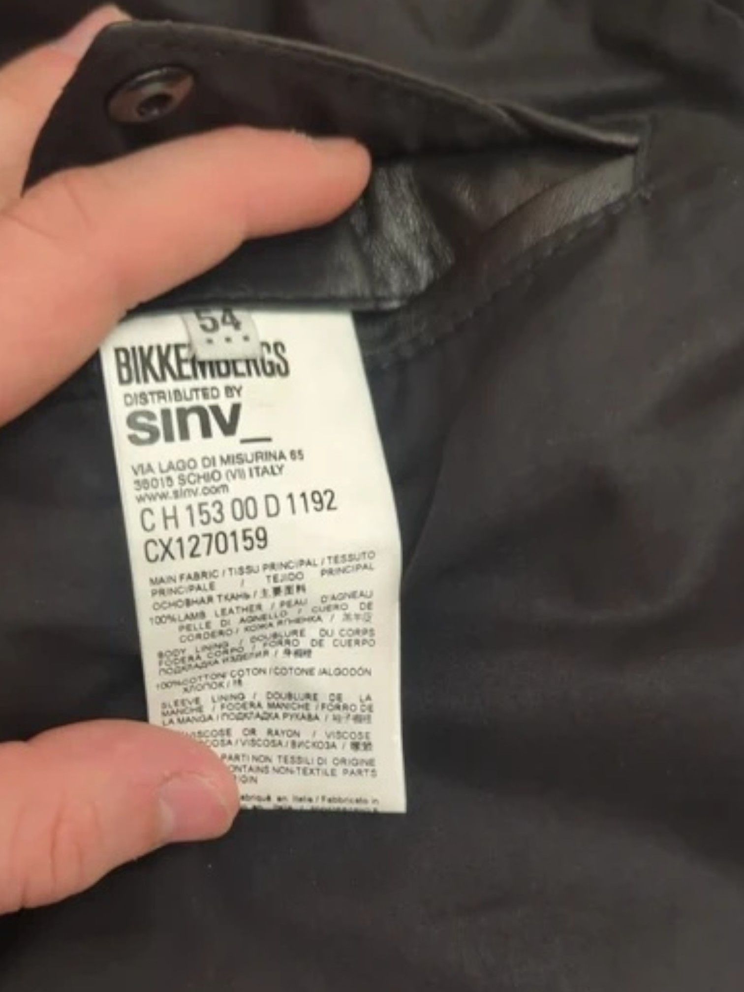Dirk Bikkembergs Bikkembergs Black Lambskin Moto Jacket – Made in Italy Size US L / EU 52-54 / 3 - 3 Thumbnail