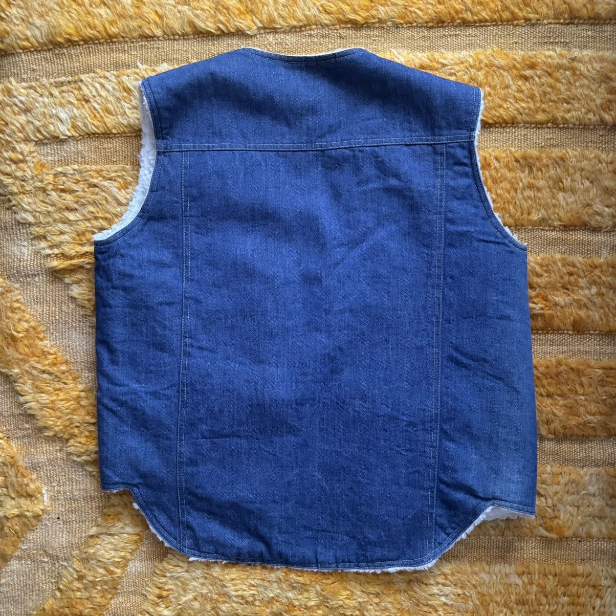 Vintage Vintage Denim & Sheerling Work Vest - Medium Size US M / EU 48-50 / 2 - 2 Thumbnail