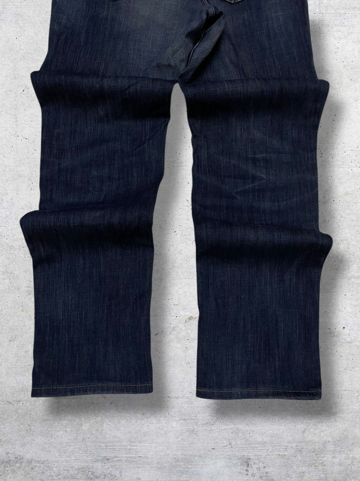 Edwin VINTAGE EDWIN DESIGNER 90S JAPAN INDIGO 403 STRAIGHT DENIM Size US 31 - 10 Thumbnail