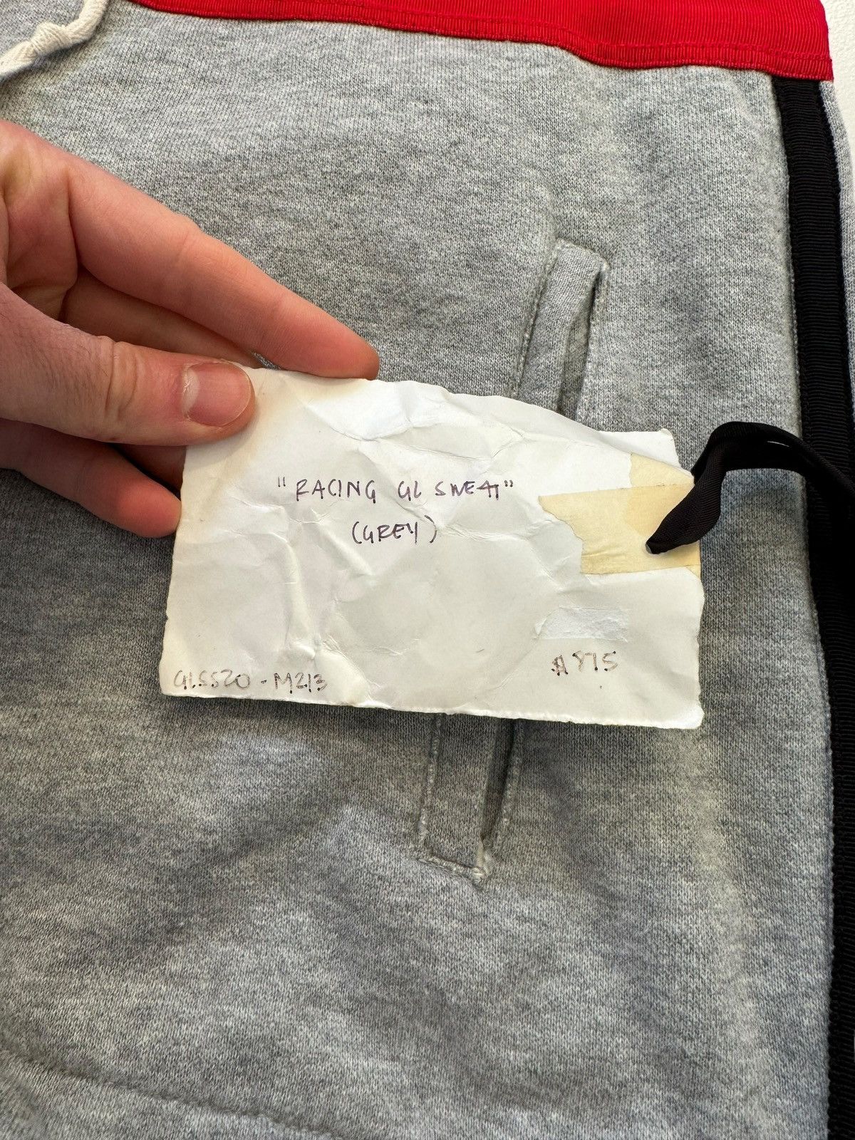 Greg Lauren Sz3 Unreleased Grey Racing GL Lounge Sweatpant Size US 32 / EU 48 - 6 Thumbnail
