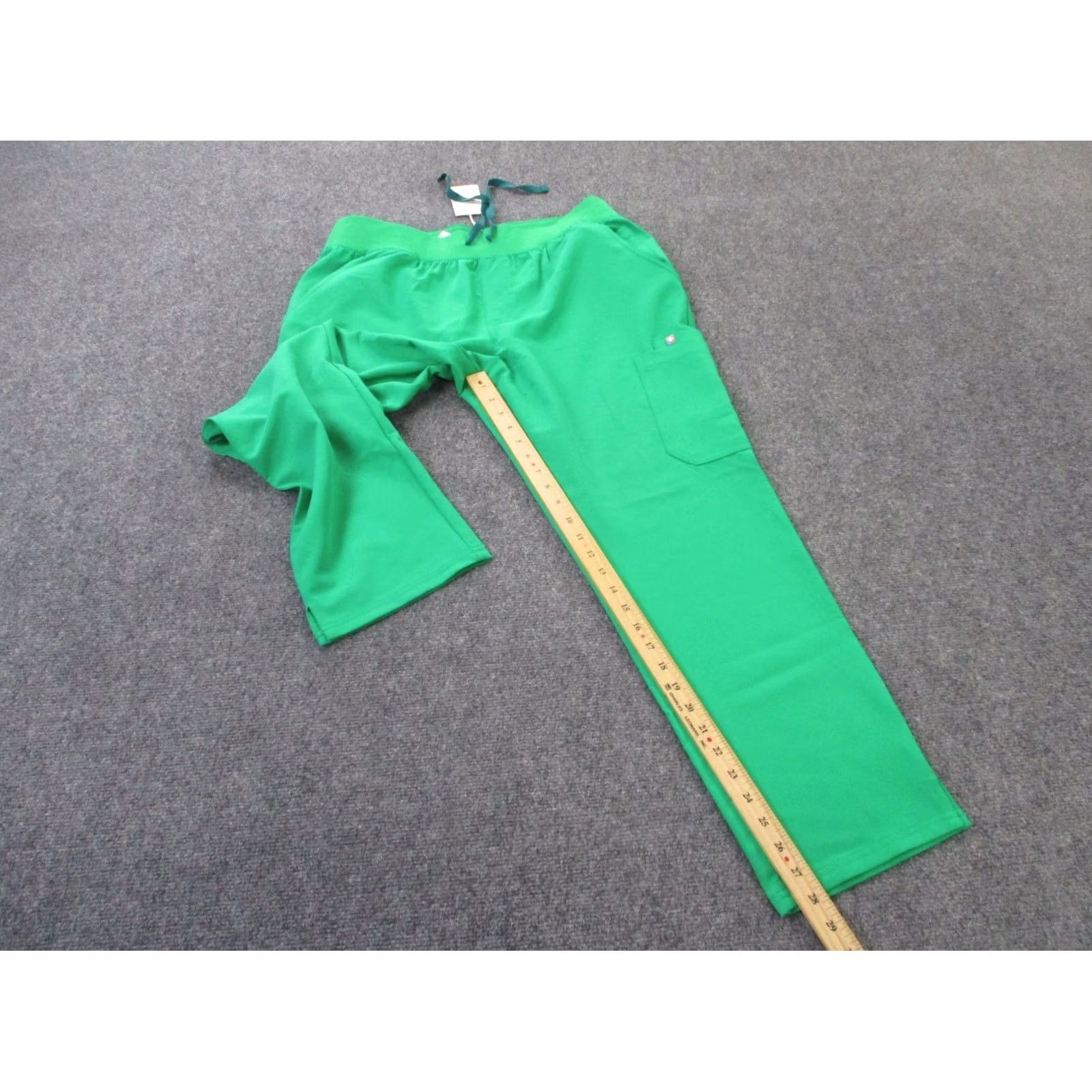 Logo 7 FIGS Jogger Pants Womens XL Green Logo Stretch Activewear Size 40" / US 18 - 3 Thumbnail