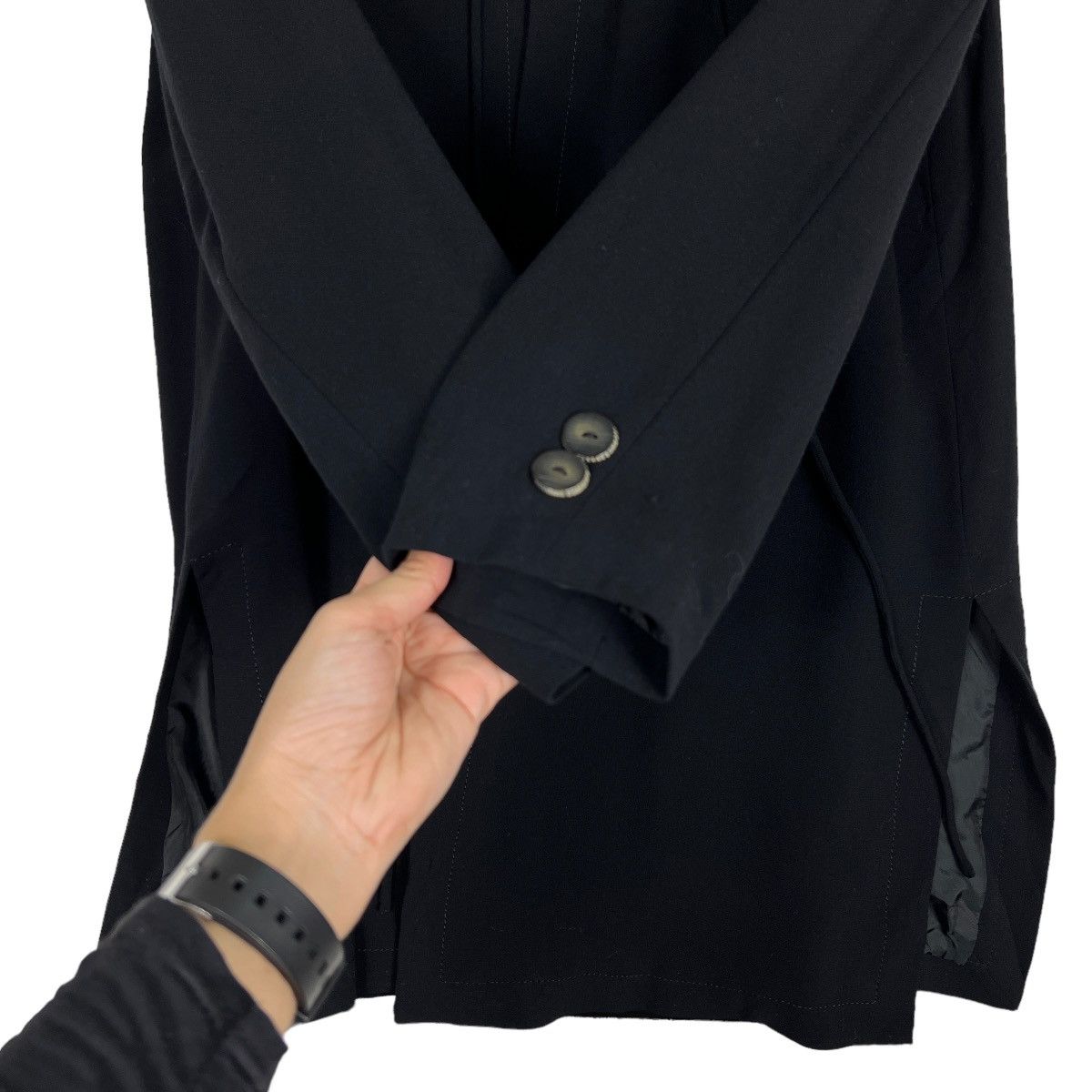 Issey Miyake 🔥 BON VIVANTE ONE BUTTON COLAR MANDARIN JACKET Size US M / EU 48-50 / 2 - 13 Thumbnail
