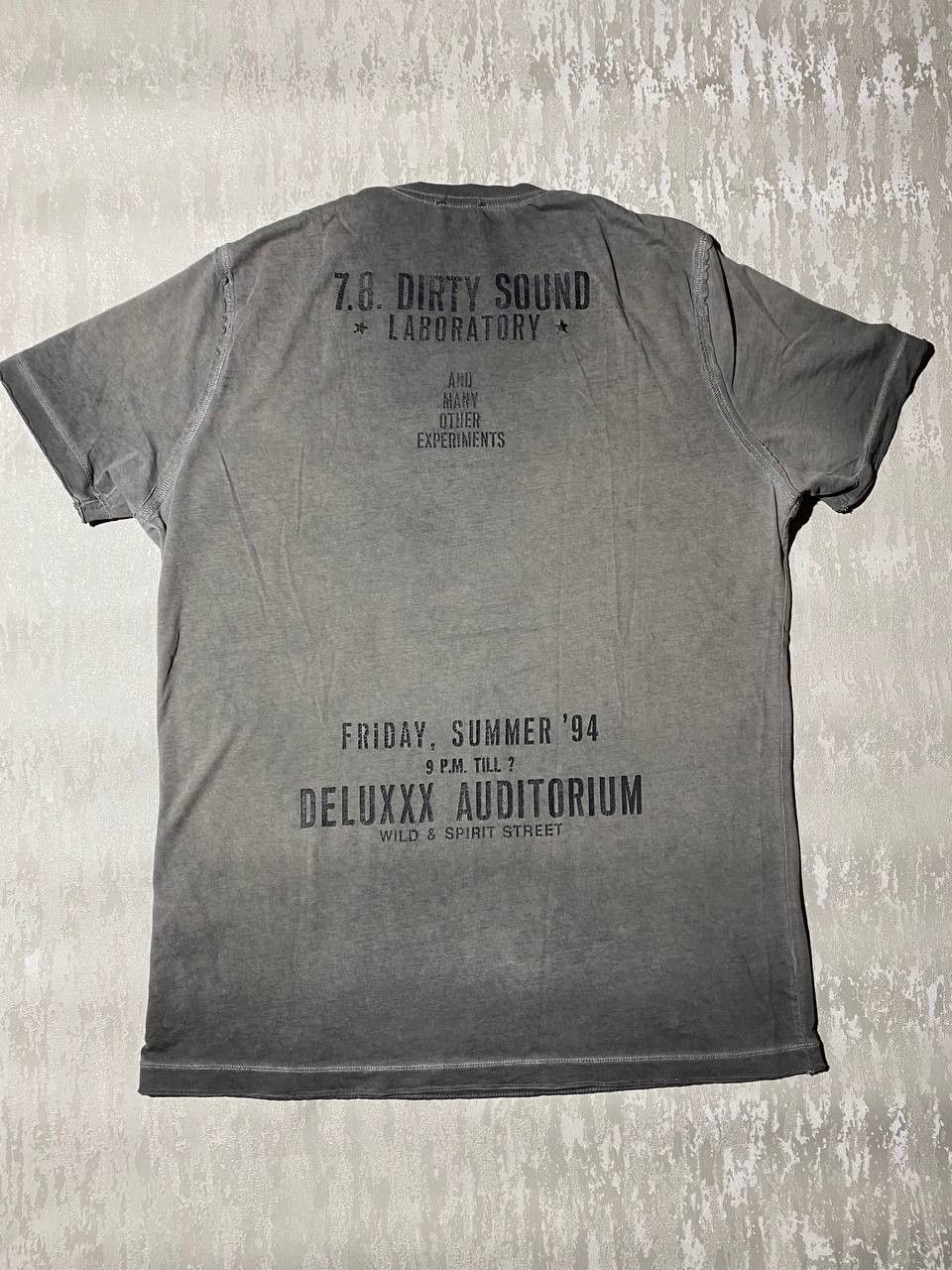 Diesel × Vintage Y2K Diesel Dirt Print Tshirt tee shirt top distressed effect Size US XL / EU 56 / 4 - 10 Thumbnail