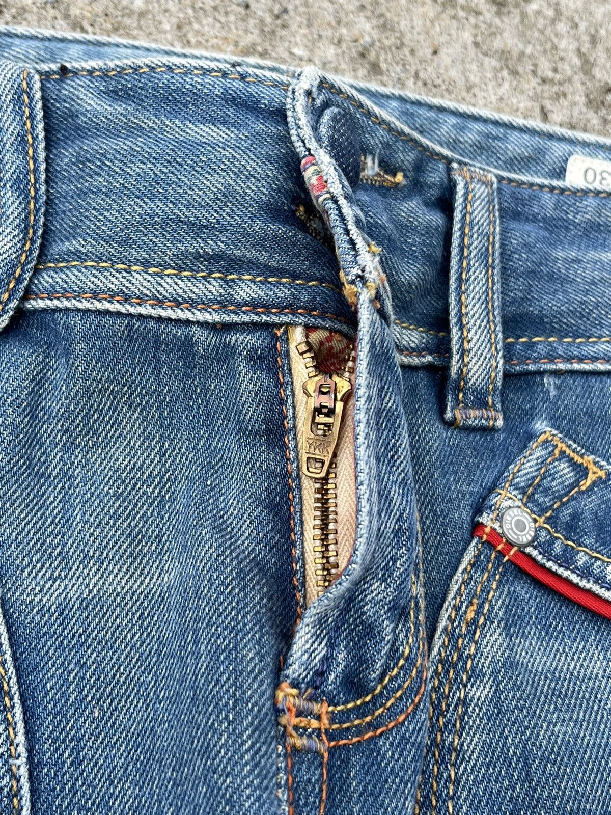 Diesel Diesel Industry Reckfly Denim Jeans Rare Pocket Size 29" - 8 Thumbnail