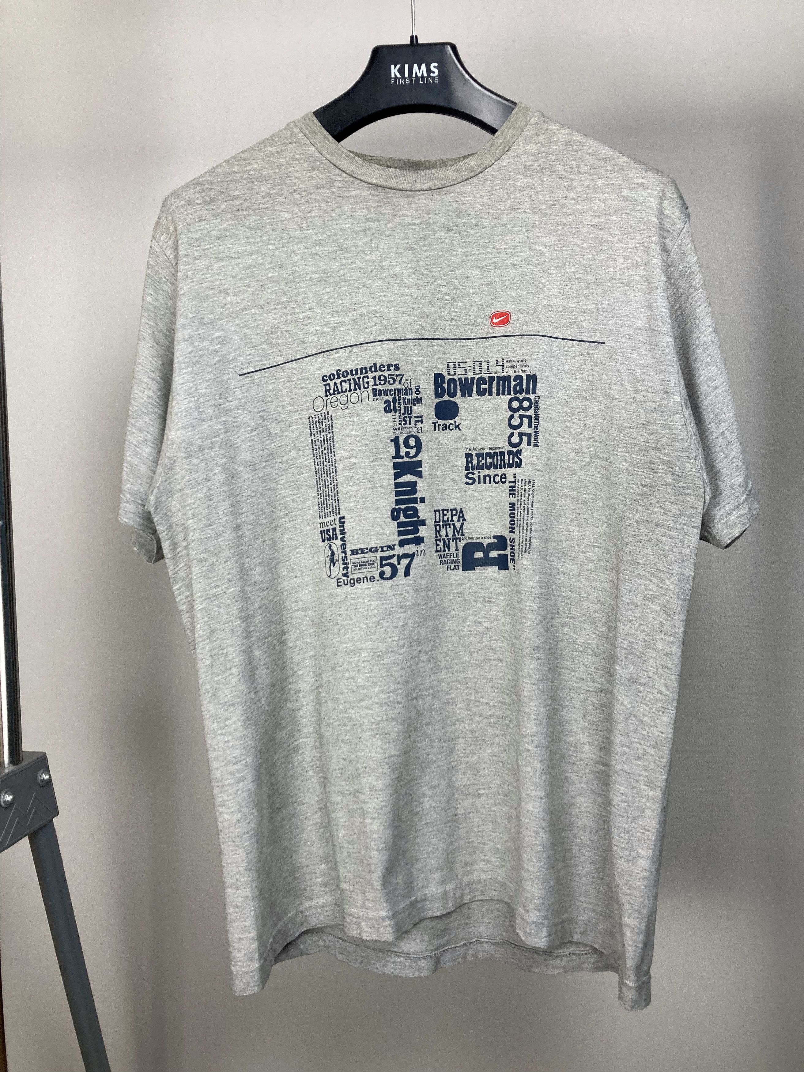 Nike Nike #03 Y2K Silver Tab Gray Crewneck Vintage T Shirt Size US L / EU 52-54 / 3 - 2 Thumbnail