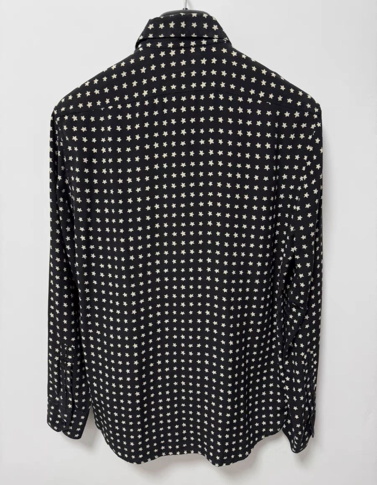 Saint Laurent Paris Saint Laurent 18FW Silk Black/White Starry Sky Star Shirt Size US S / EU 44-46 / 1 - 2 Thumbnail
