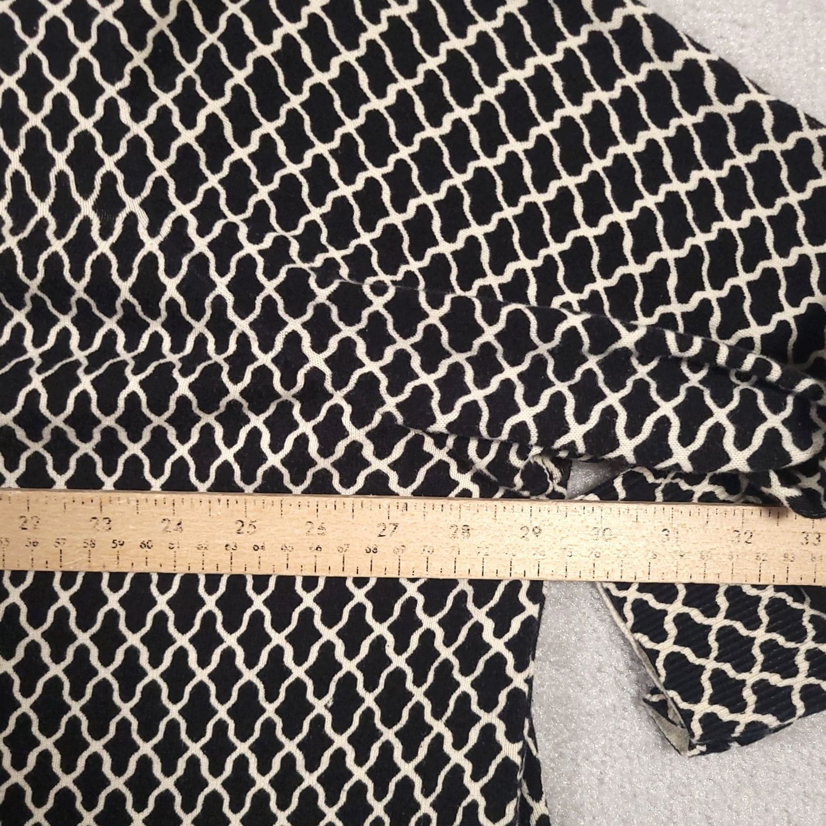 Vintage Catherines Cardigan Sweater 3/4 Sleeve Button Up Women's Plus 3X Geometric Size XXL / US 16-18 / IT 52-54 - 7 Thumbnail